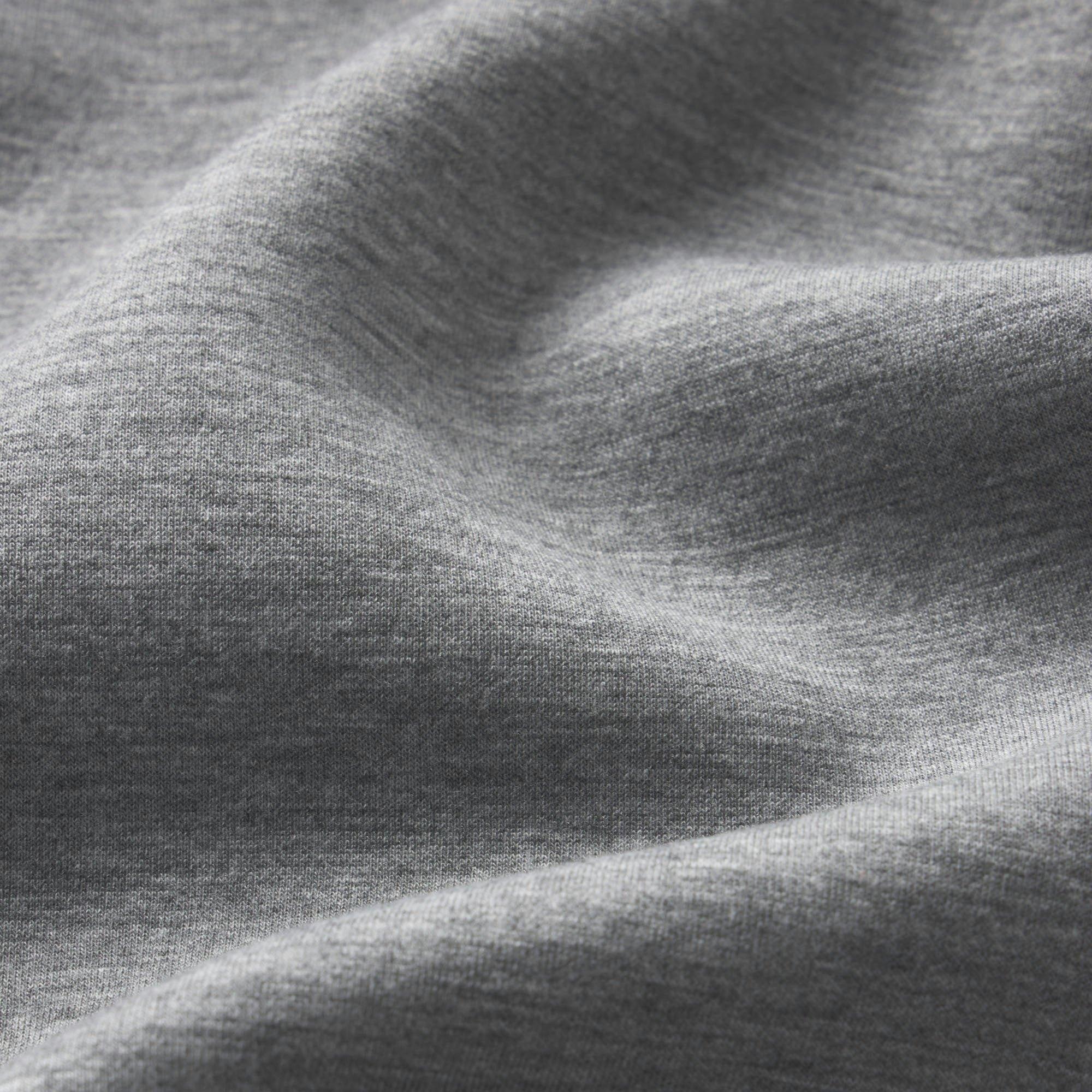 NEOPRENE OUTERWEAR OVERSIZED MOCK NECK JACKET | DARK HEATHER GREY Product Image