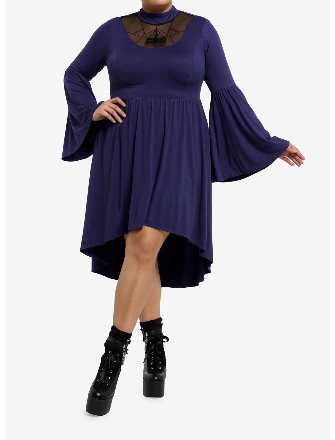 Her Universe Disney Snow White Evil Queen Hi-Low Bell Sleeve Dress Plus Size Product Image