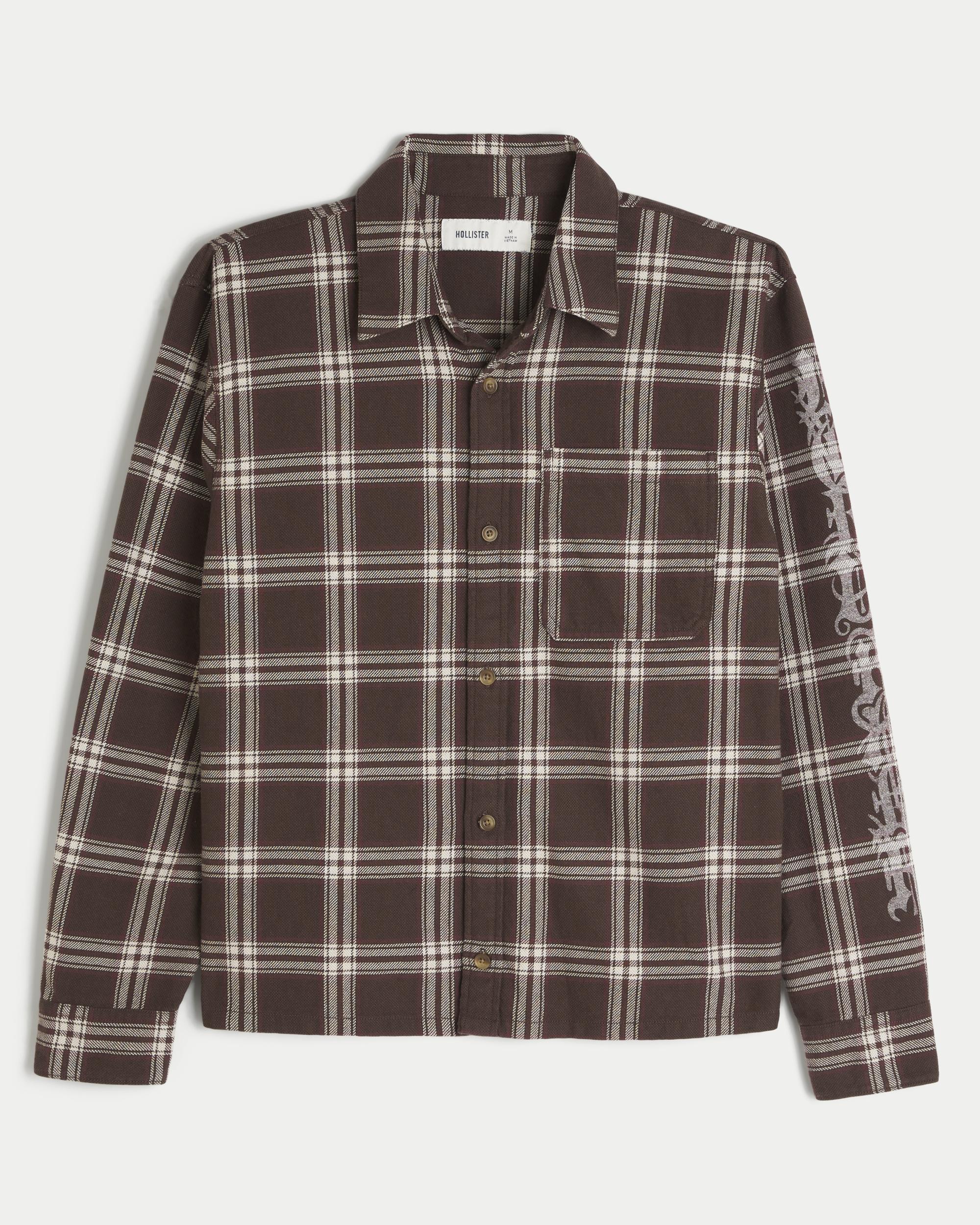 Long-Sleeve Flannel Shirt Product Image