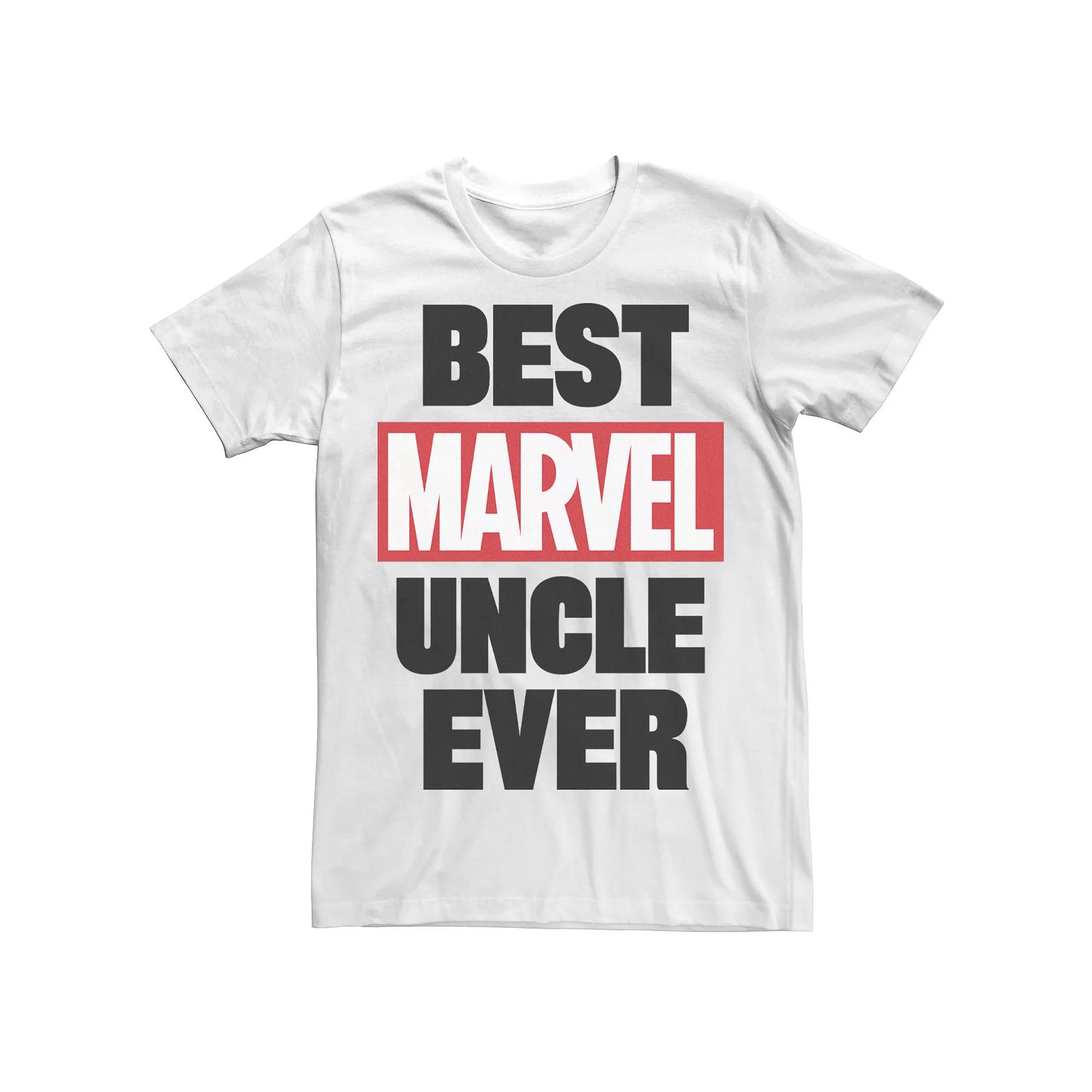 Men's Marvel Best Marvel Uncle Graphic Tee,  Product Image