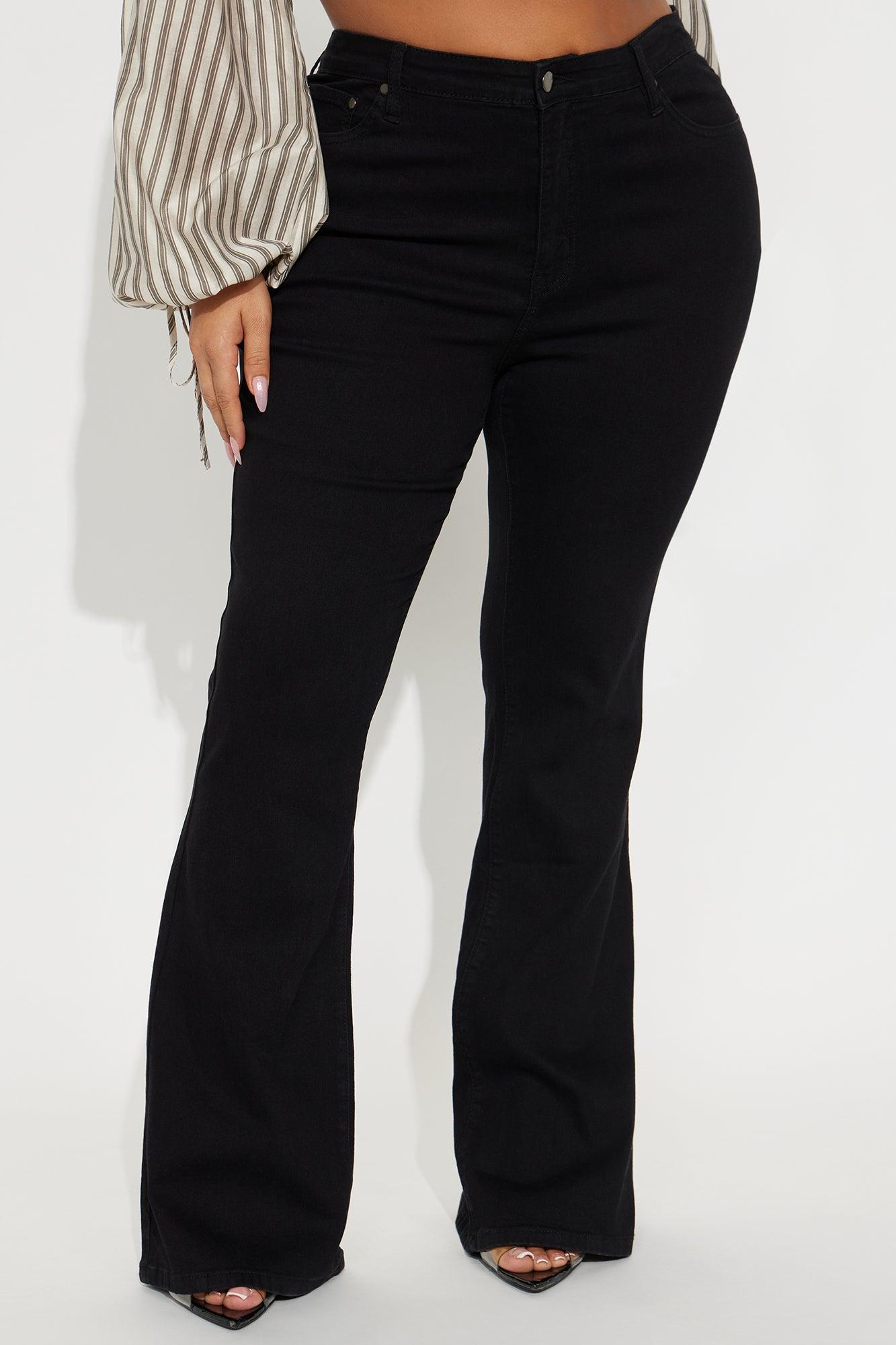 Everyday Low Rise Flare Denim Jeans - Black Female Product Image