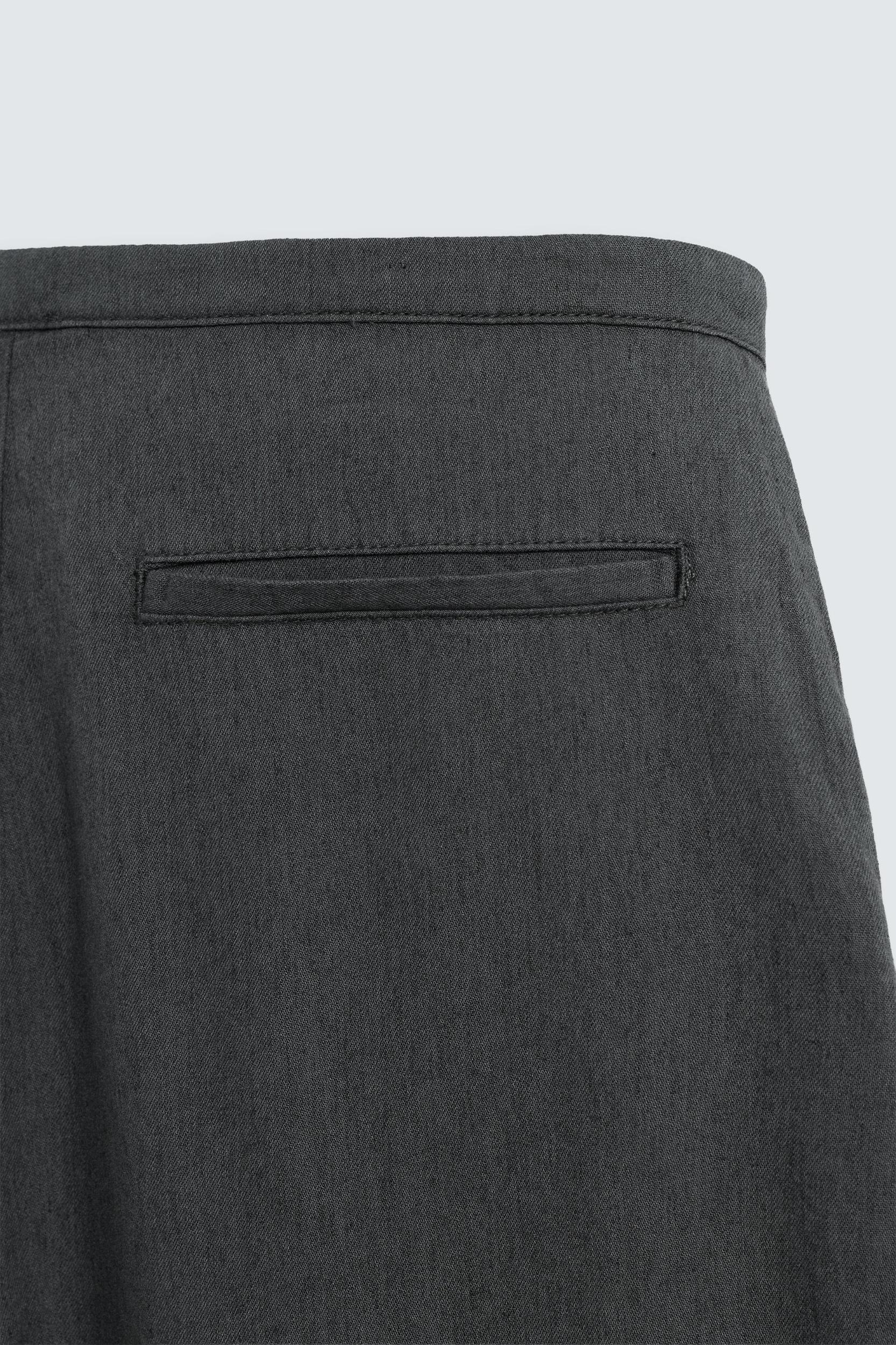 COTTON LINEN PANTS Product Image
