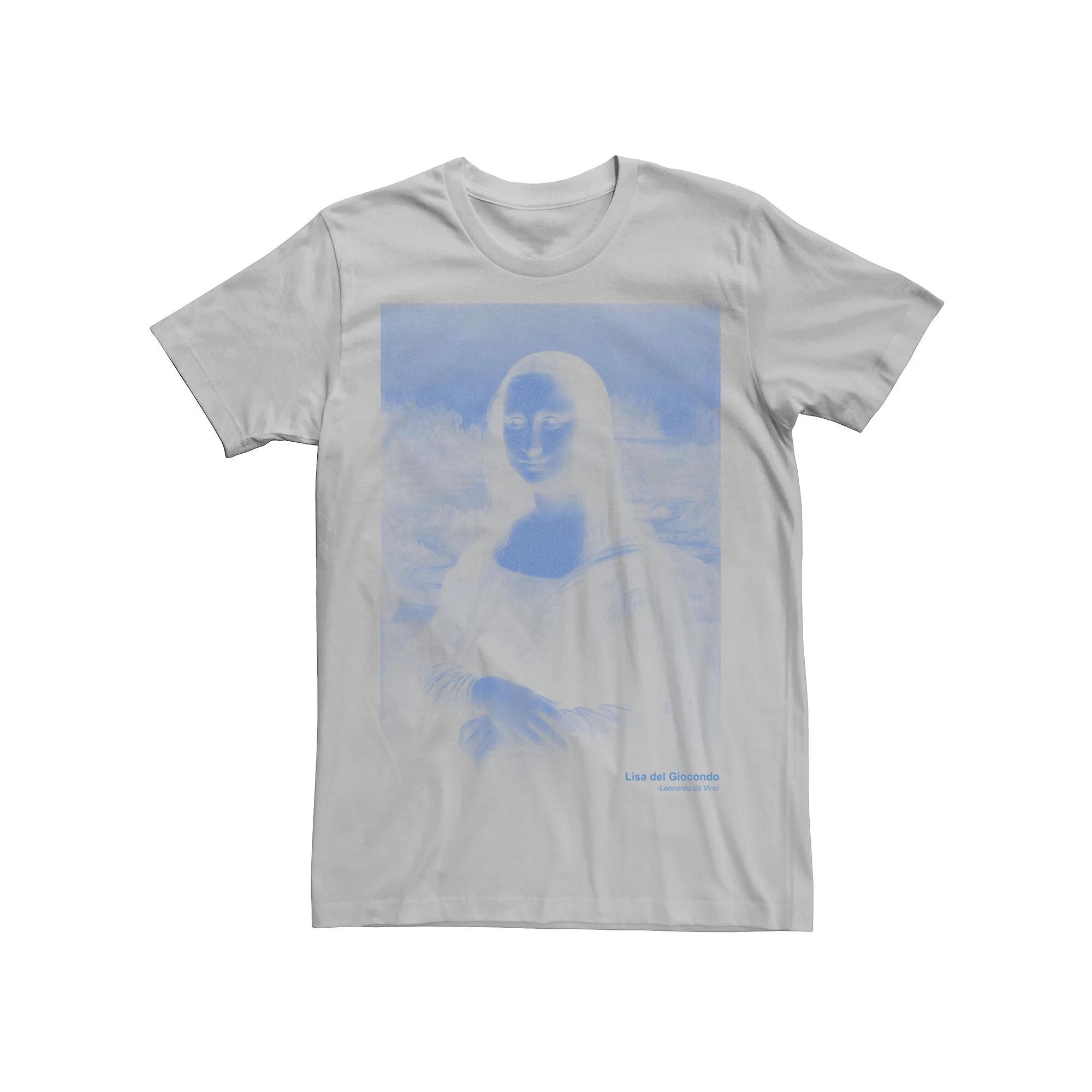 Men's Mona Lisa Negative Photo Portrait Graphic Tee,  Product Image