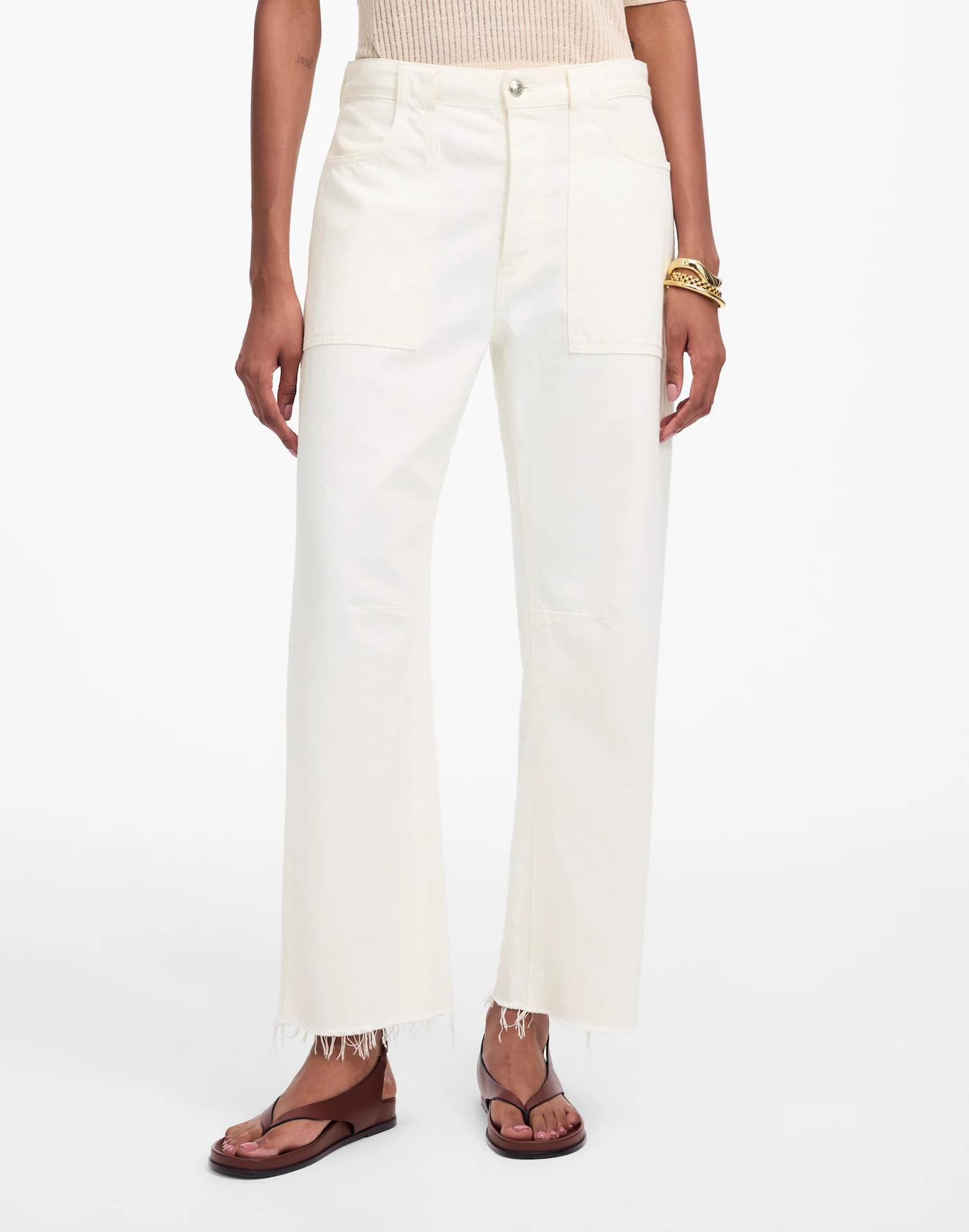 The Darted Barrel-Leg Jean Product Image