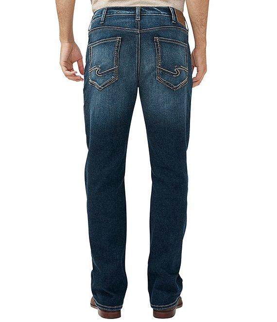 Silver Jeans Co. Zac Relaxed Fit Straight Leg Mid Flex Jeans Product Image