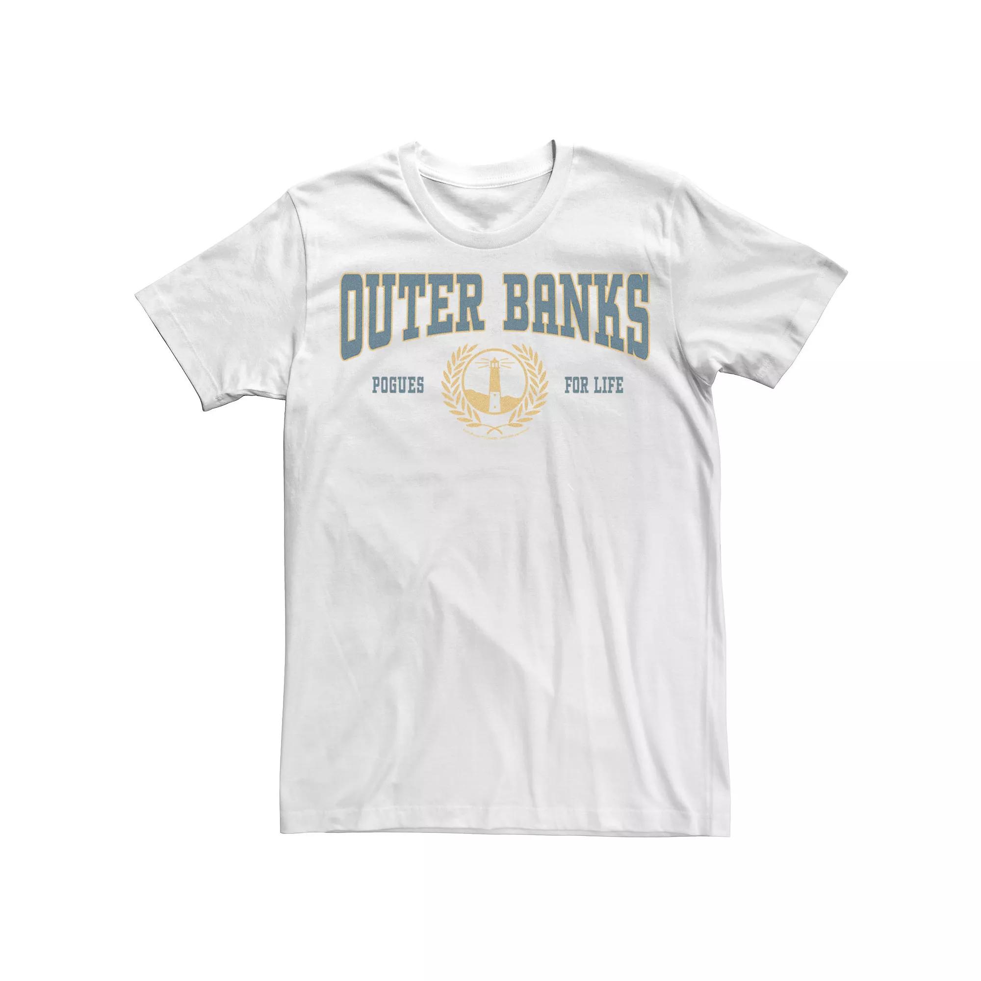 Men's Outer Banks Collegiate Style Crest Tee, Boy's,  Product Image