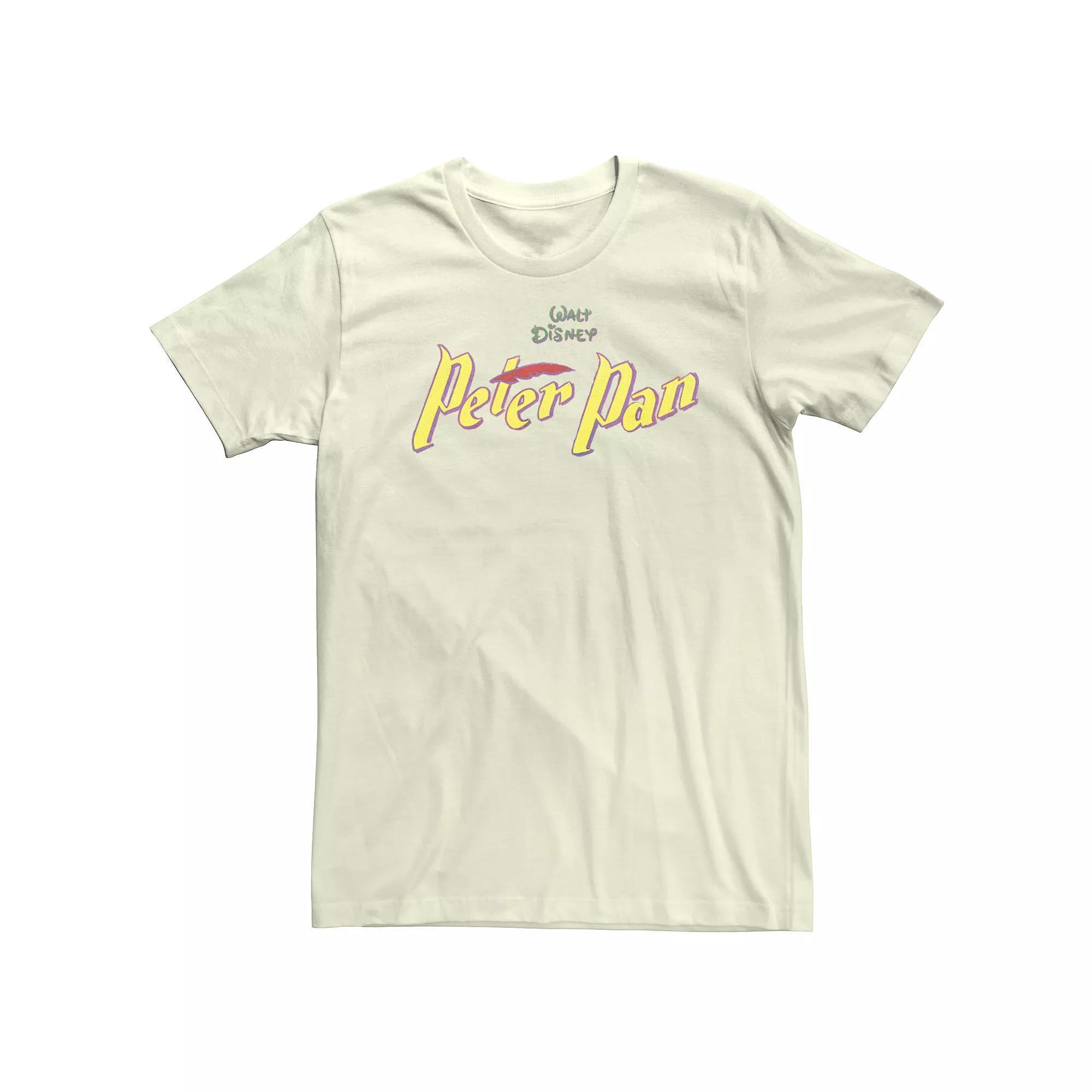 Disney's Peter Pan Vintage Movie Logo Men's Tee,  Product Image