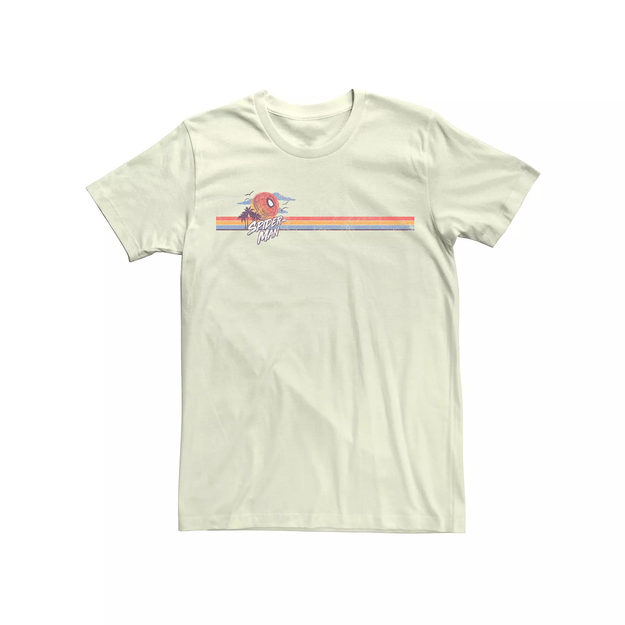 Men's SpongeBob SquarePants Pride Rainbow Outline Tee,  Product Image