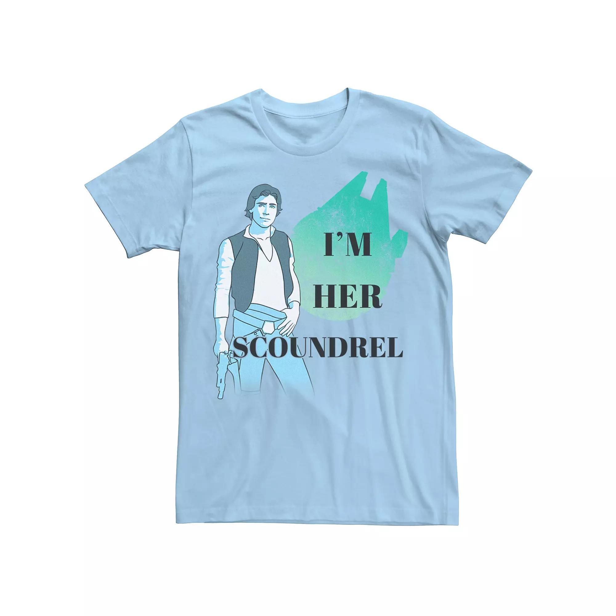 Men's Star Wars "I'm Her Scoundrel" Han Solo Watercolor Tee,  Product Image