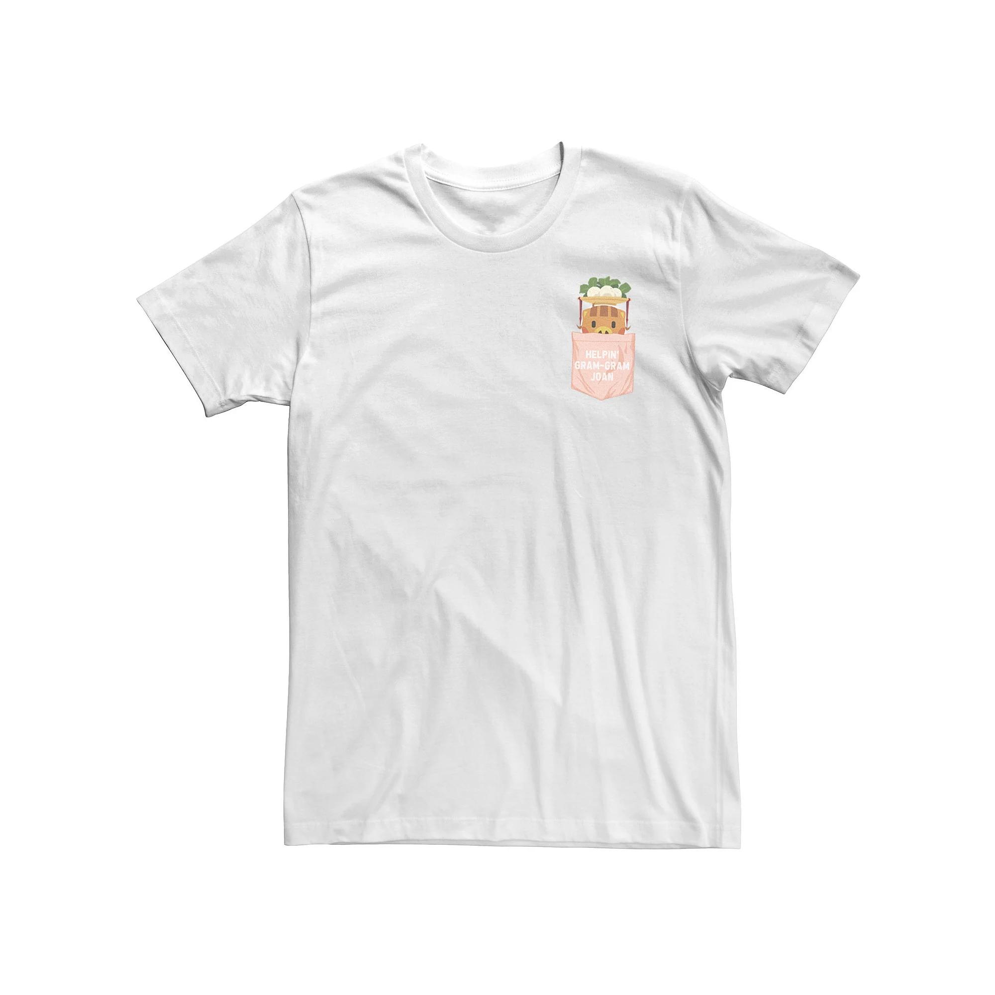 Big & Tall Nintendo Animal Crossing Daisy Mae Pocket Tee, Men's, Size: 4XLT, White Product Image