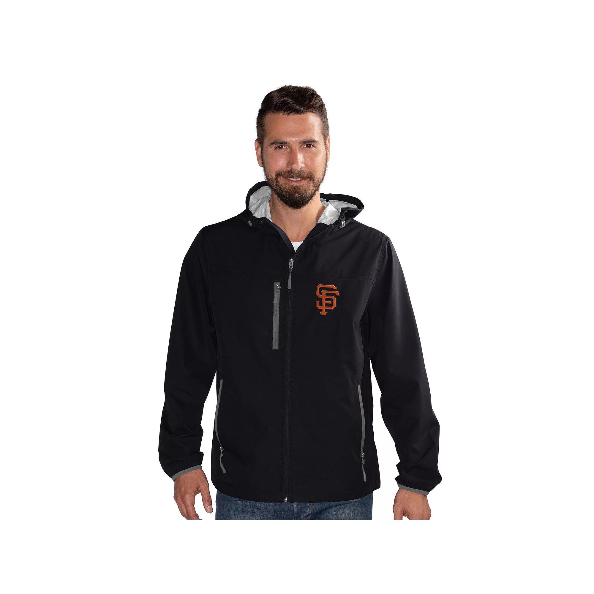 Men's G-III Sports by Carl Banks Black Baltimore Orioles Double Play Hooded Lightweight Full-Zip Jacket,  Product Image