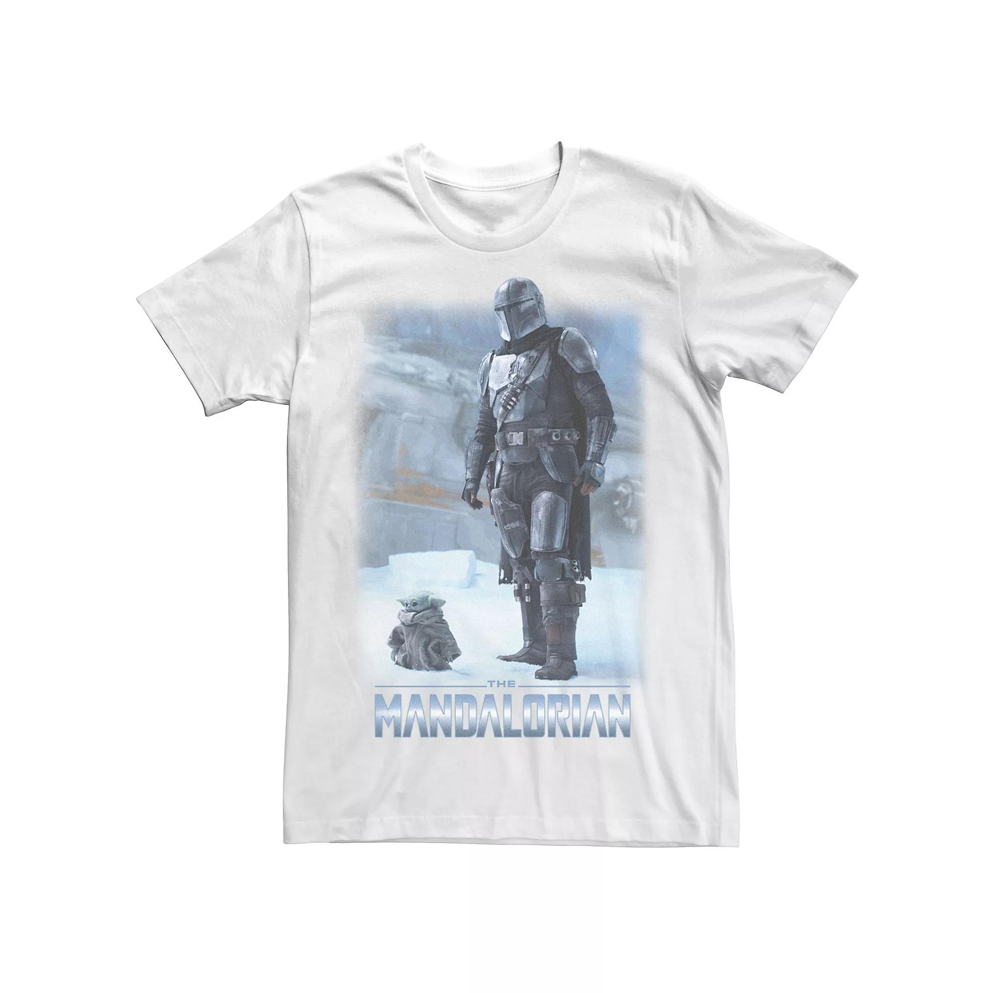 Big & Tall Star Wars: The Mandalorian & The Child Icy Portrait R12 Tee, Men's,  Product Image