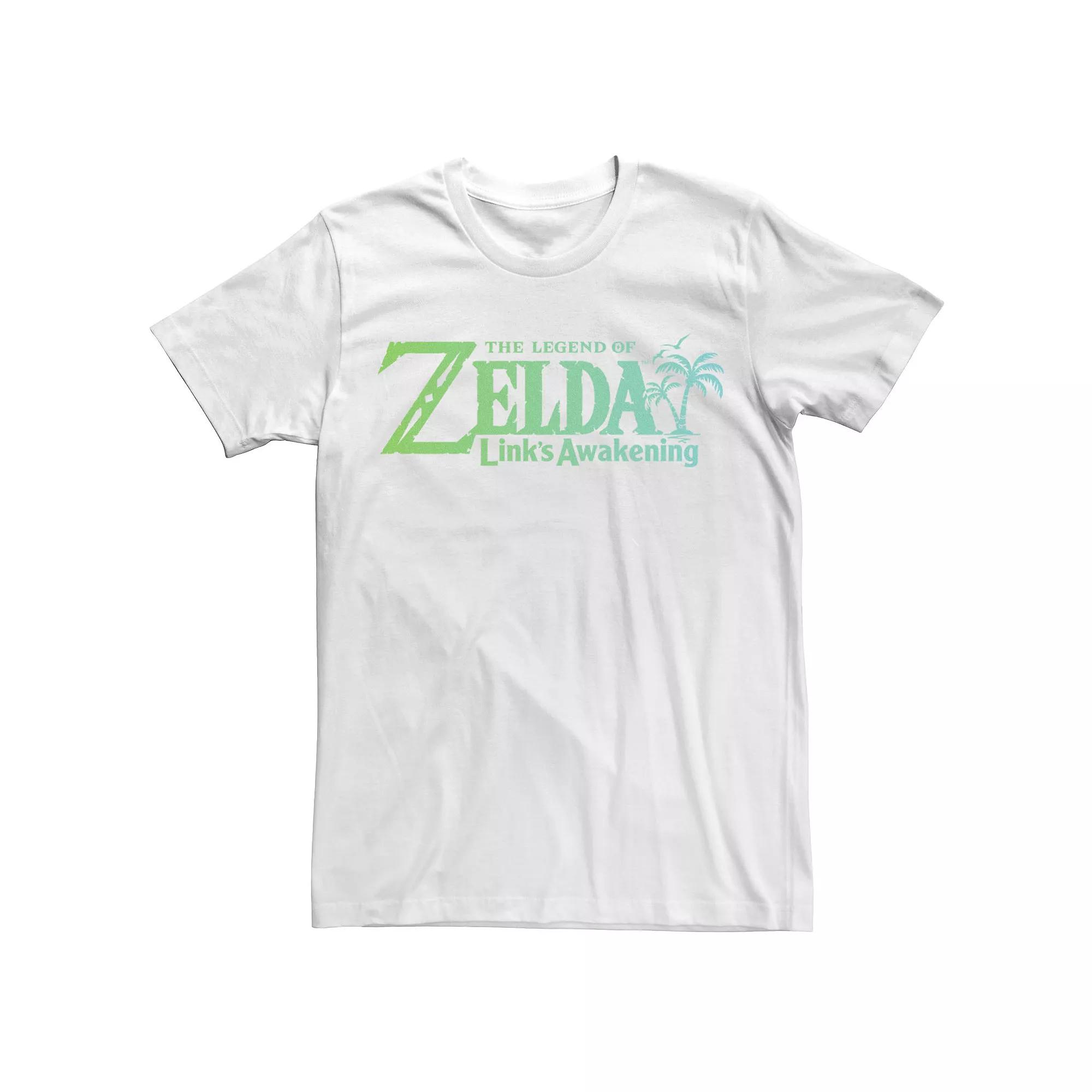 Men's The Legend Of Zelda Link's Awakening Gradient Logo Tee,  Product Image