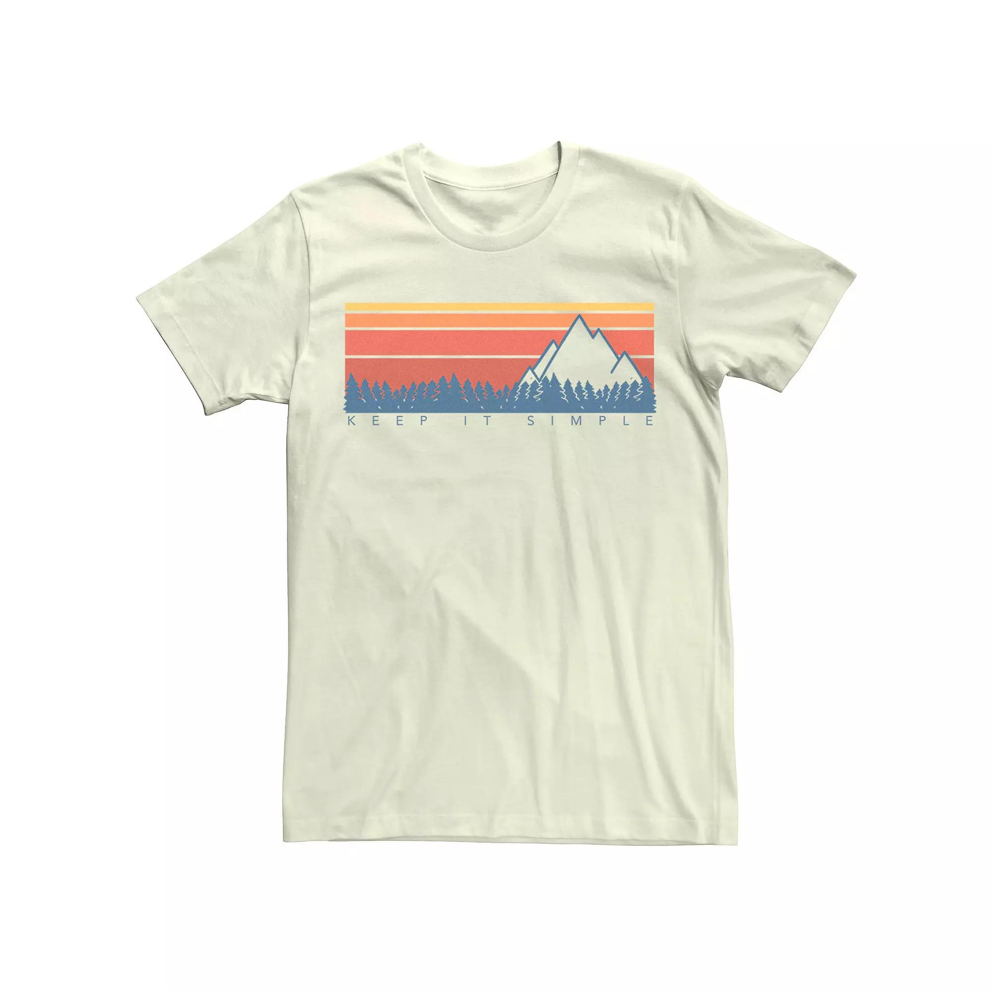 Men's Keep It Simple Gradiant Mountain Range Tee,  Product Image