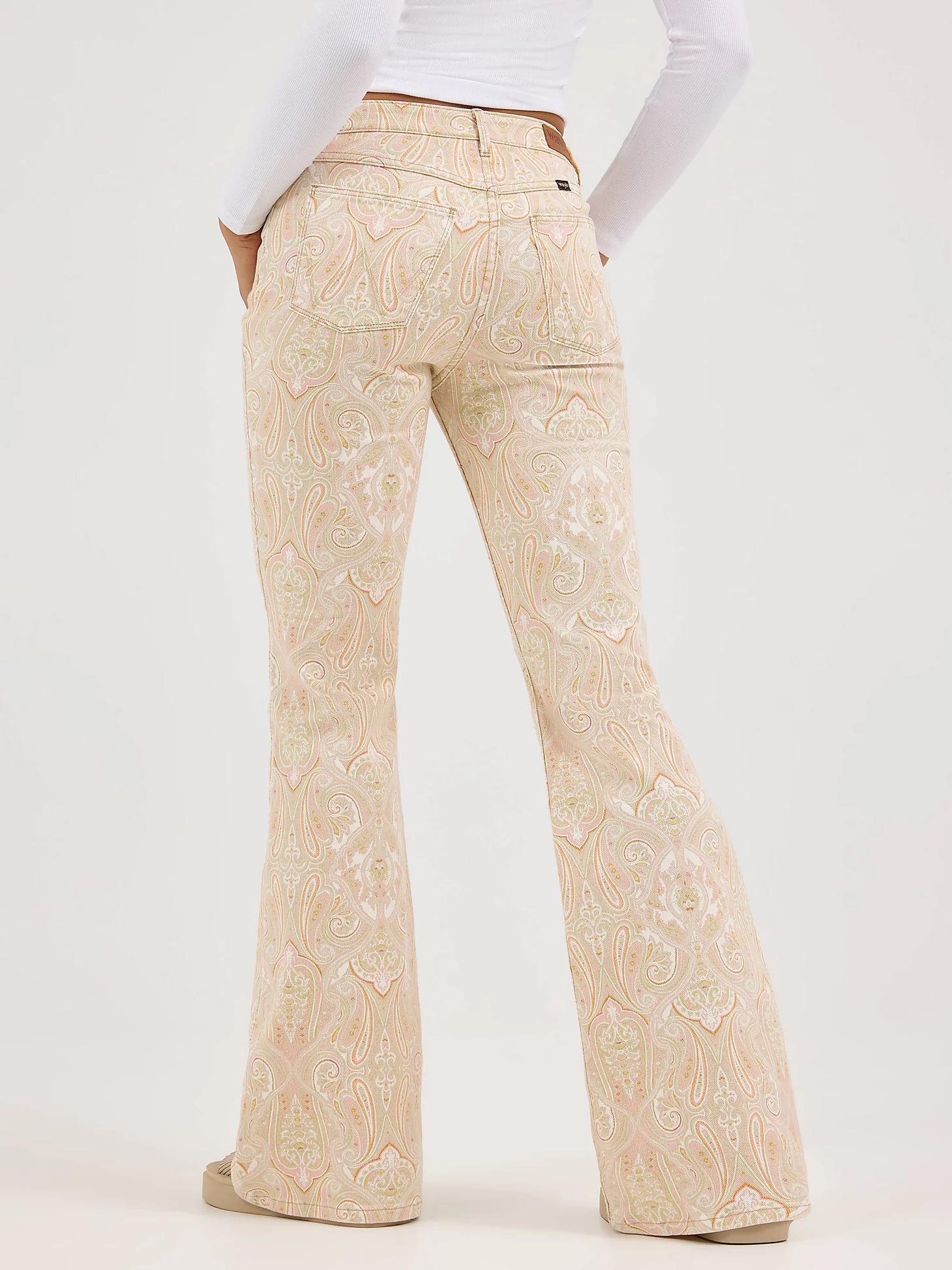 Women's Fierce Flare Print Jean in Jukebox Mama Product Image