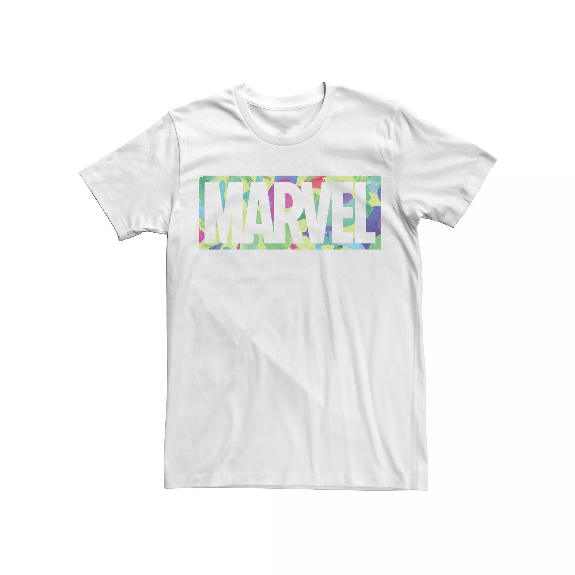 Men's Marvel Colorful Logo Tee,  Product Image