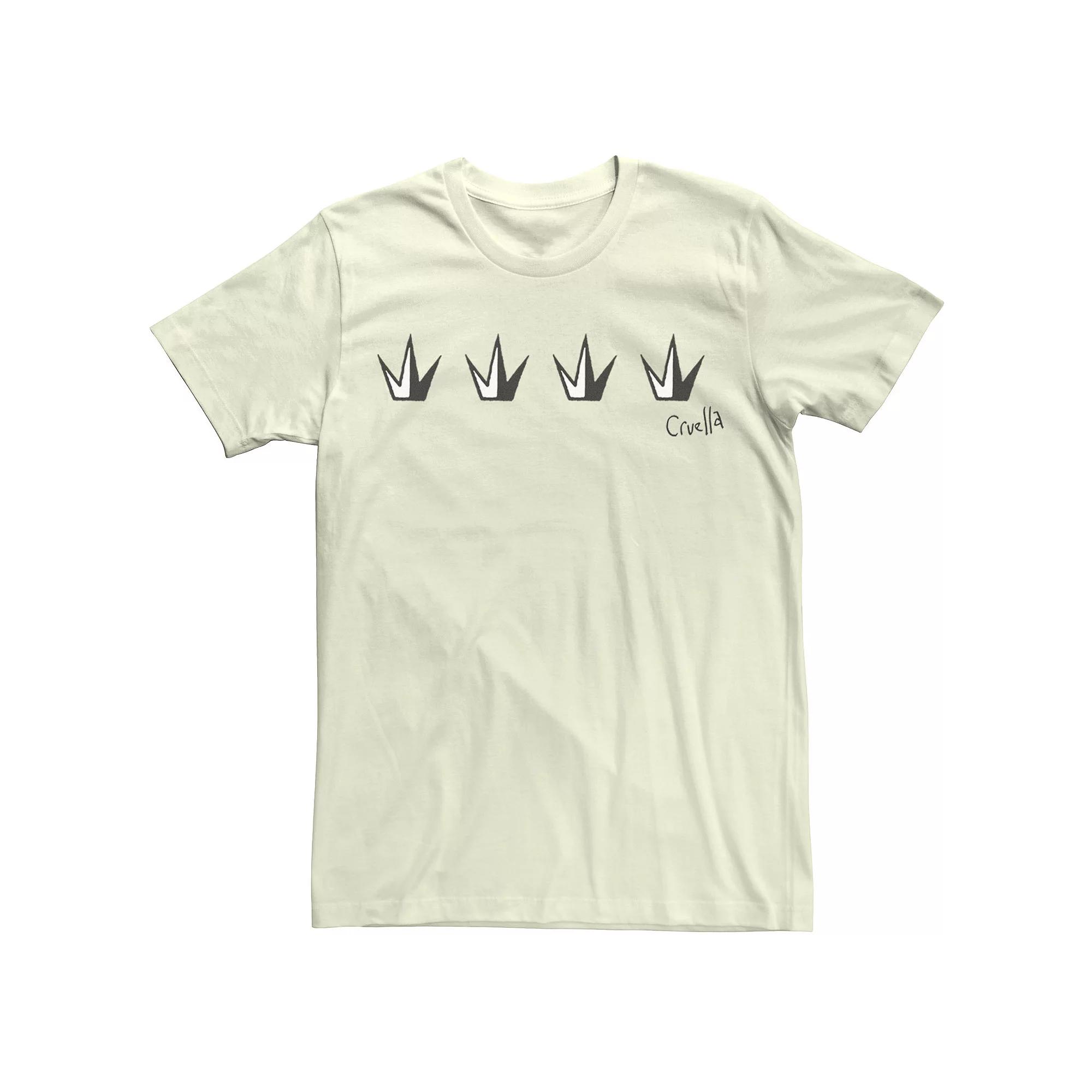 Disney's Cruella De Vil Men's Crown Line Up Tee,  Product Image