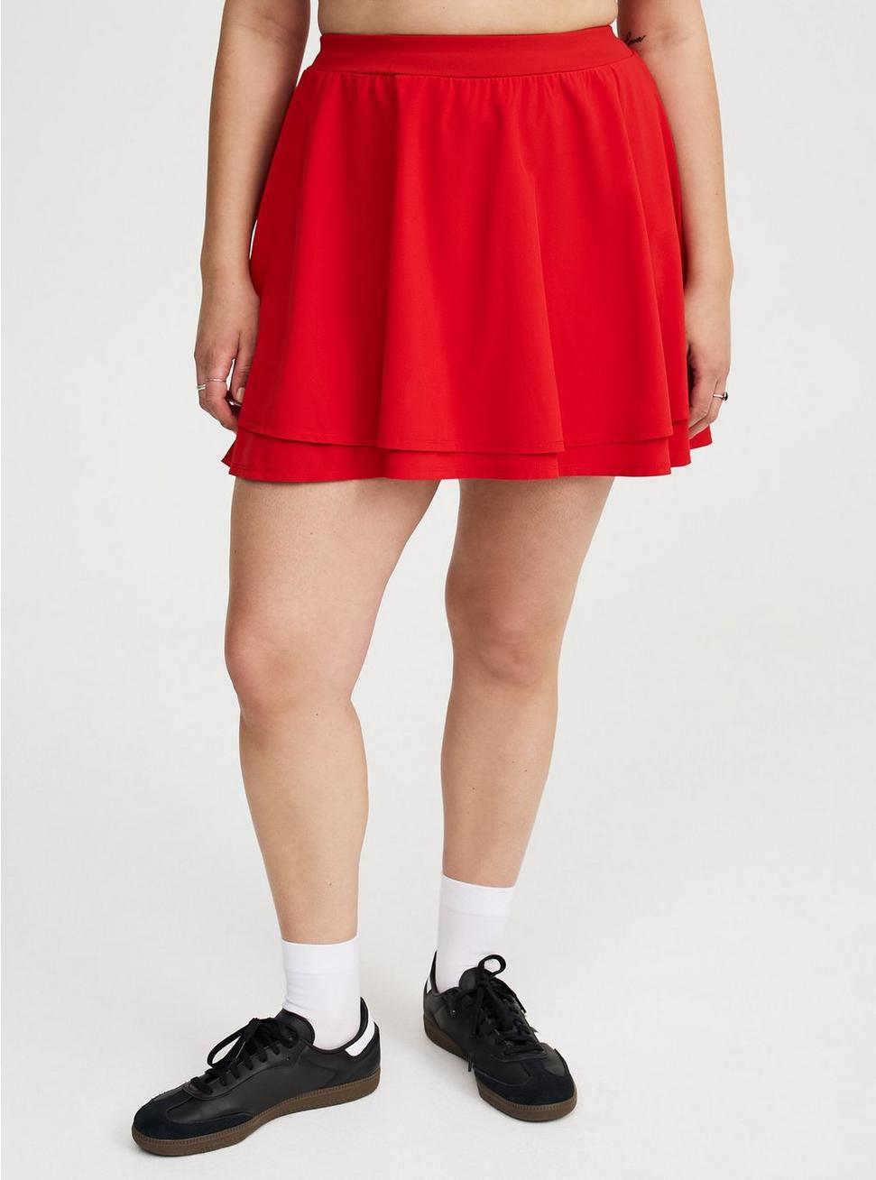 Stretch Woven Skirt With Bike Short Product Image