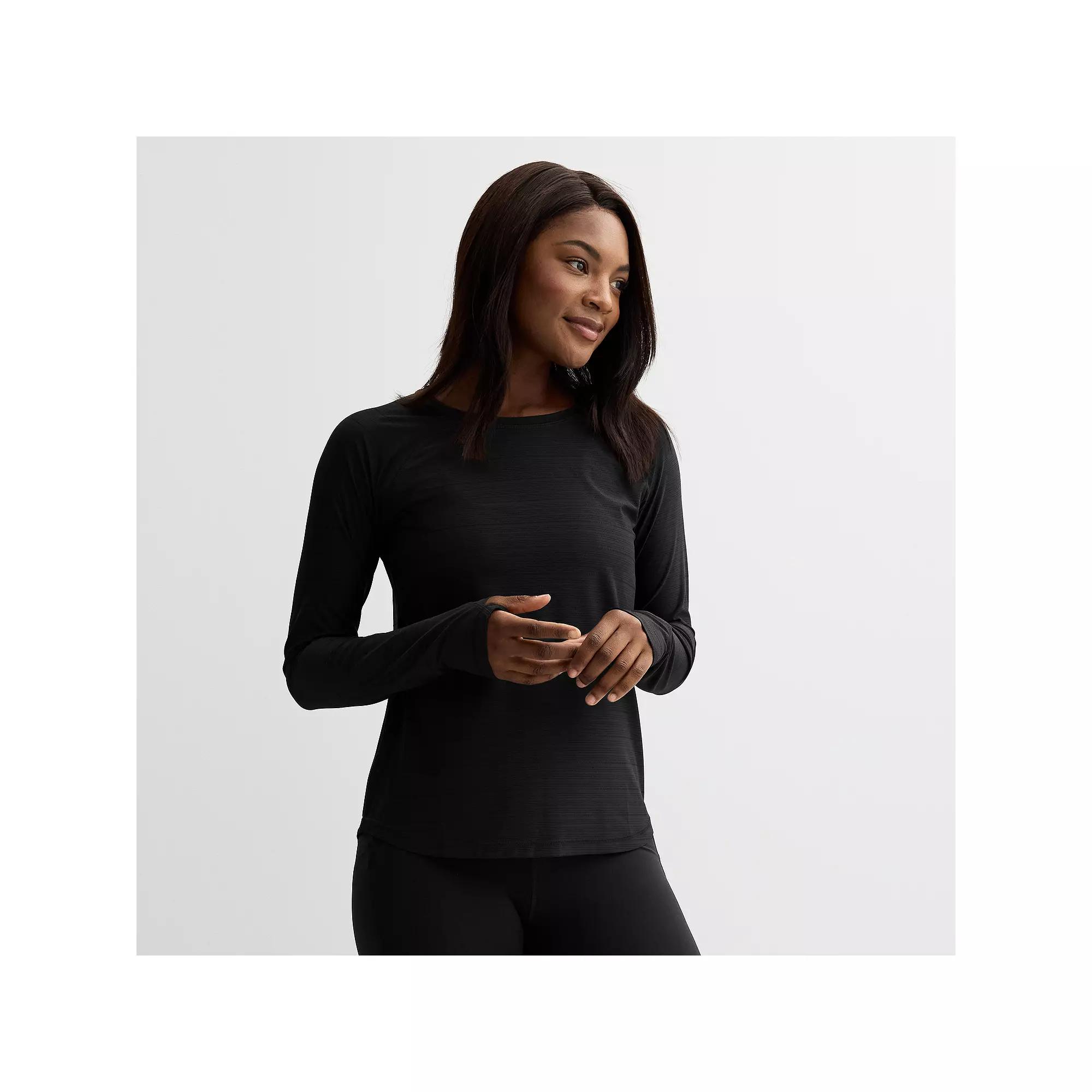 Women's Tek Gear® Mesh Long Sleeve Tee,  Product Image