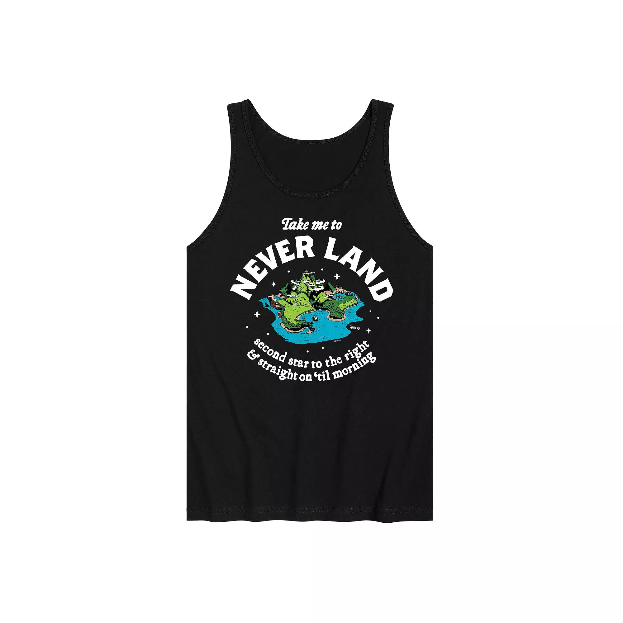 Disney's Peter Pan Men's Never Land Graphic Tank Top,  Product Image