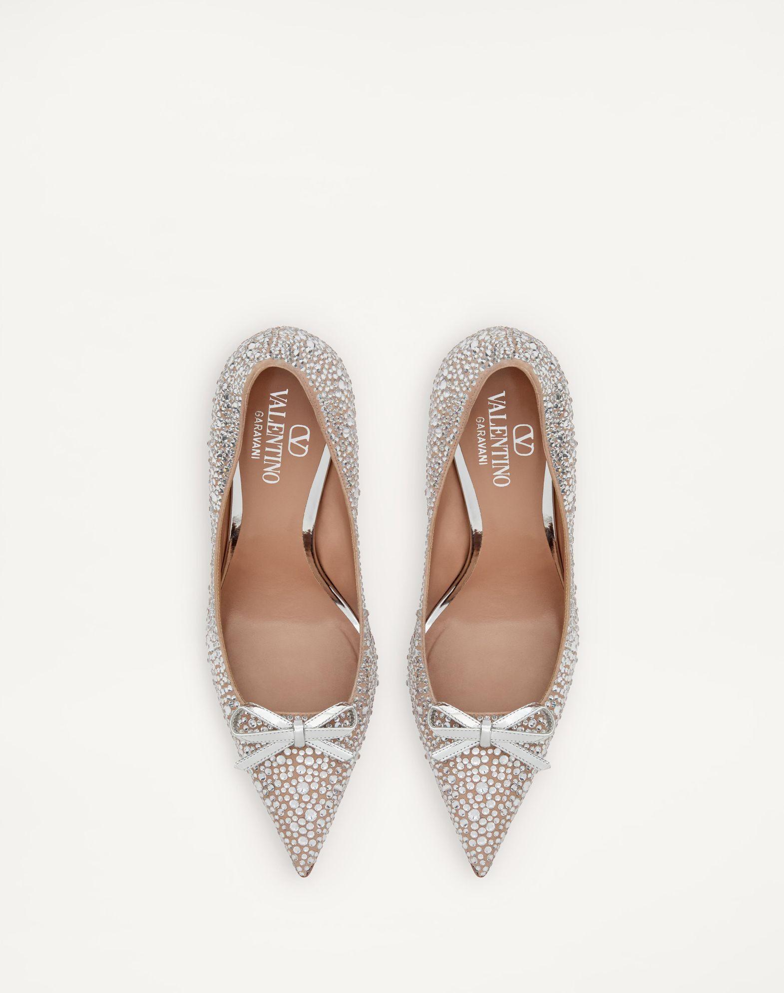 Romance Bow Pump With Crystals 100Mm Product Image