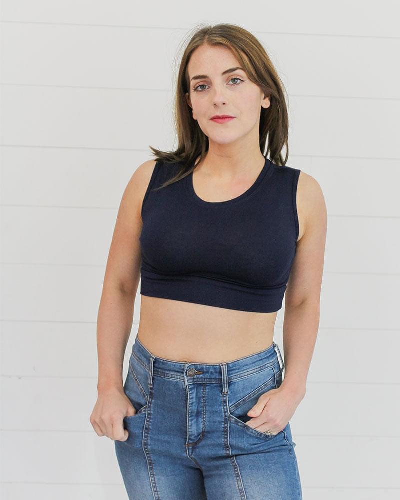 HALFTEE Layering Fashions Crew Neck Tank Halftee Female Product Image