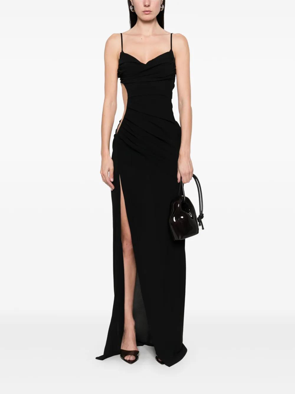 Illusion cut-out gown Product Image