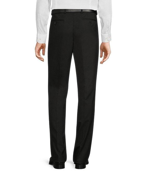 Murano Wardrobe Essentials Alex Slim Fit TekFit Waistband Suit Separates Flat Front Dress Pants Product Image
