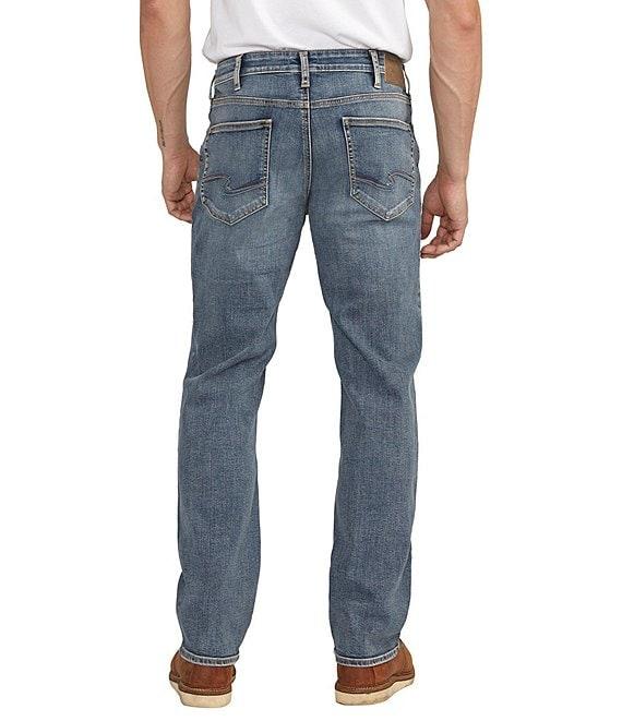Silver Jeans Co. Zac Max Flex Relaxed Fit Straight Denim Jeans Product Image