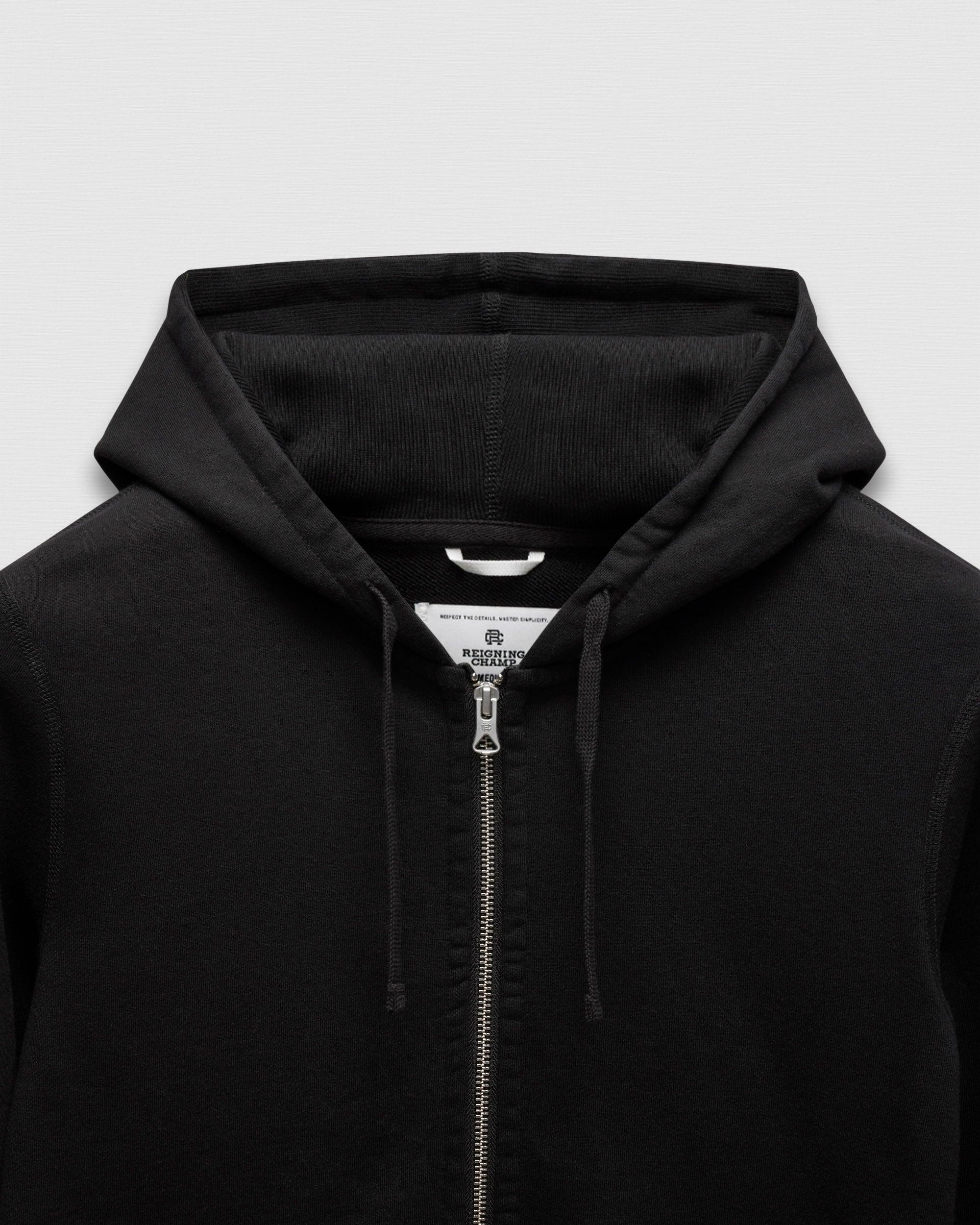 Midweight Terry Slim Zip Hoodie Male Product Image