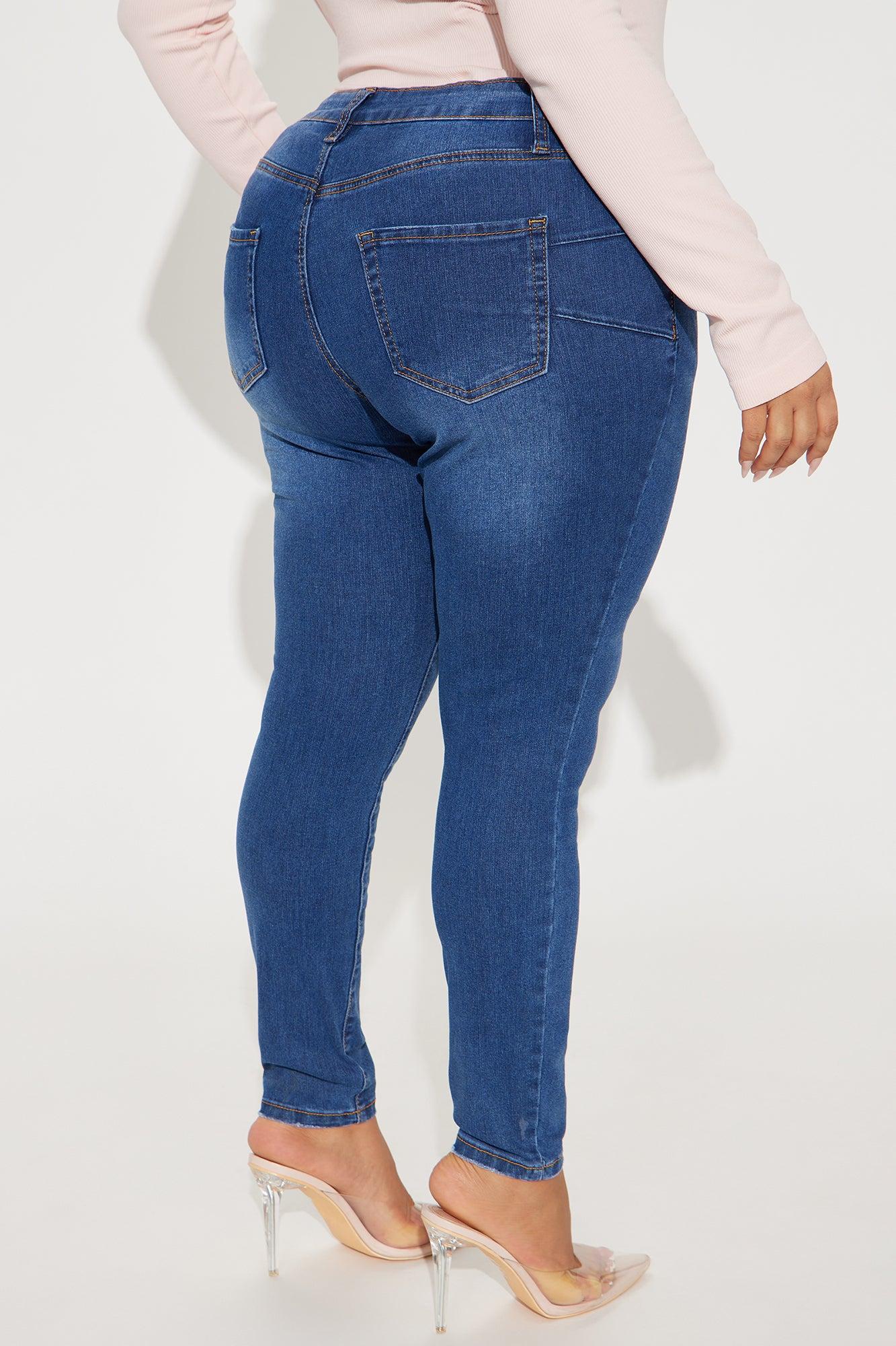 Yes To Heaven Skinny Jeans - Dark Wash Product Image