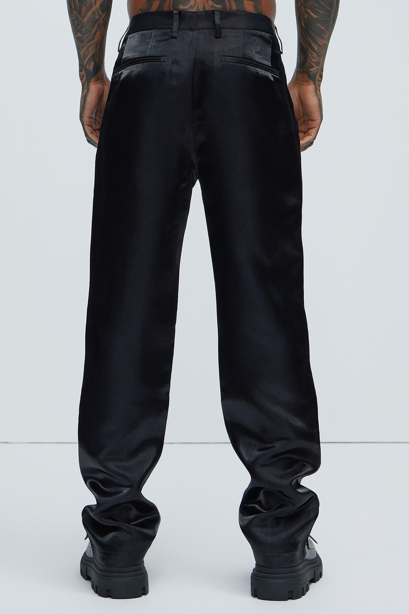 McGaw Slim Slit Trousers - Black Product Image