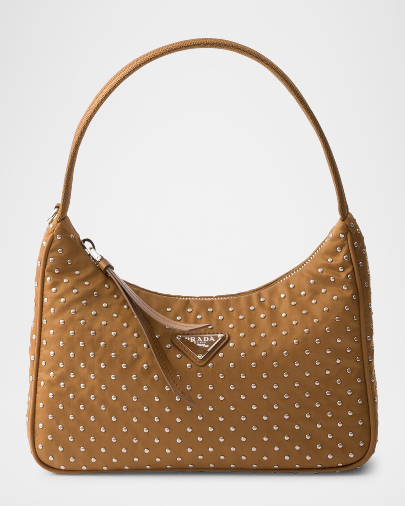Re-Edition Re-Nylon Studded Mini Hobo Bag Product Image
