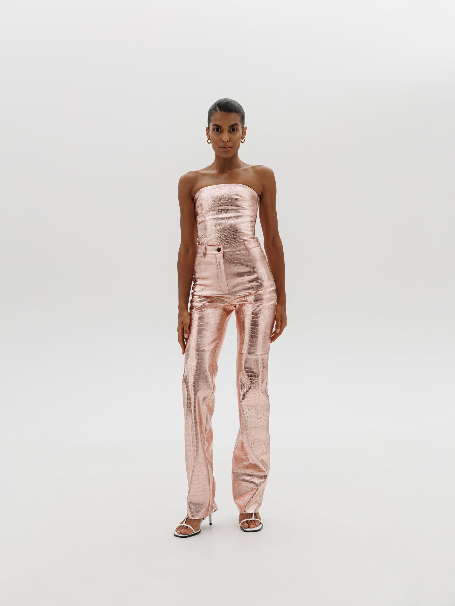 Killa pants in Pink Croc Product Image