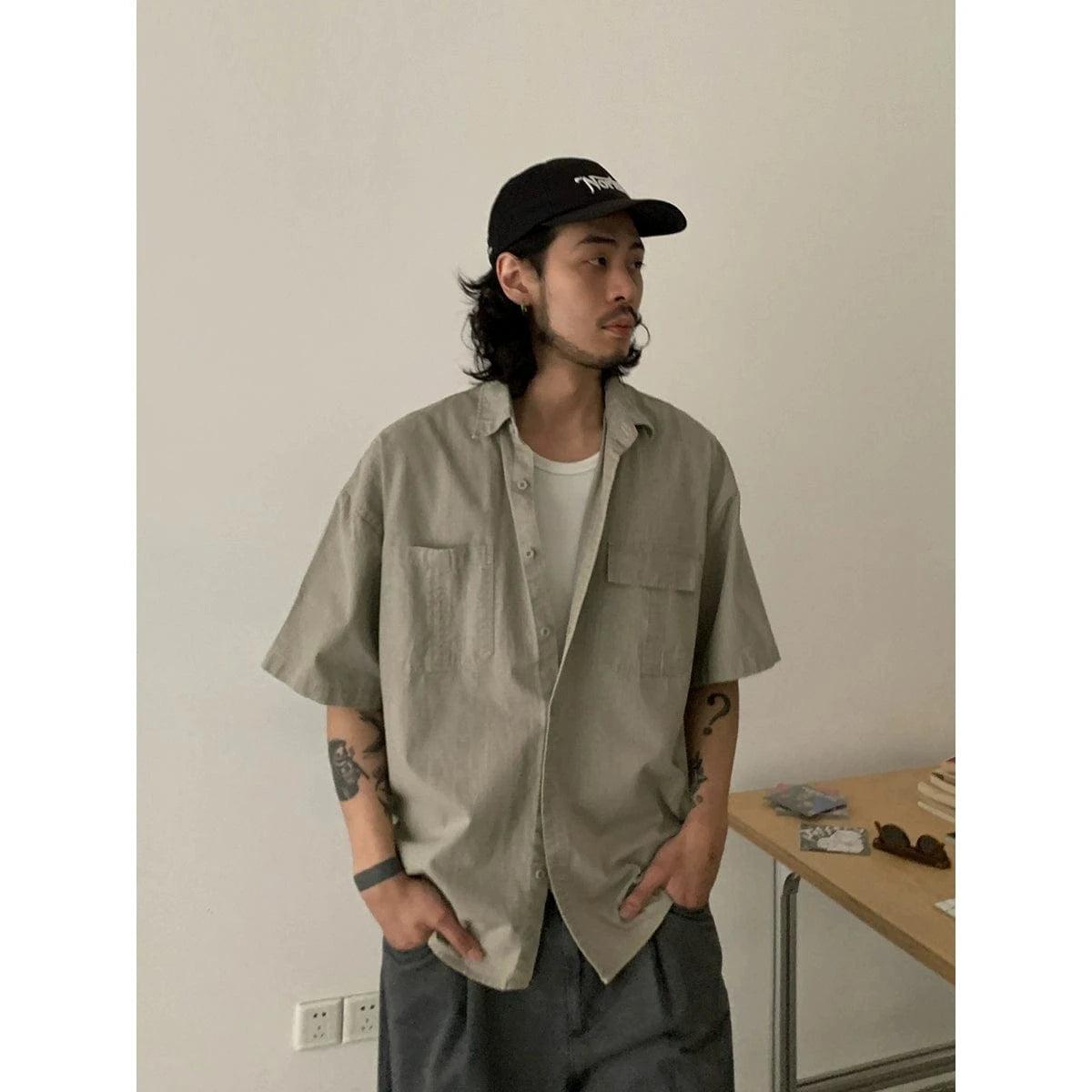 RT No. 18751 WORKWEAR BUTTON-UP SHORT SLEEVE Product Image