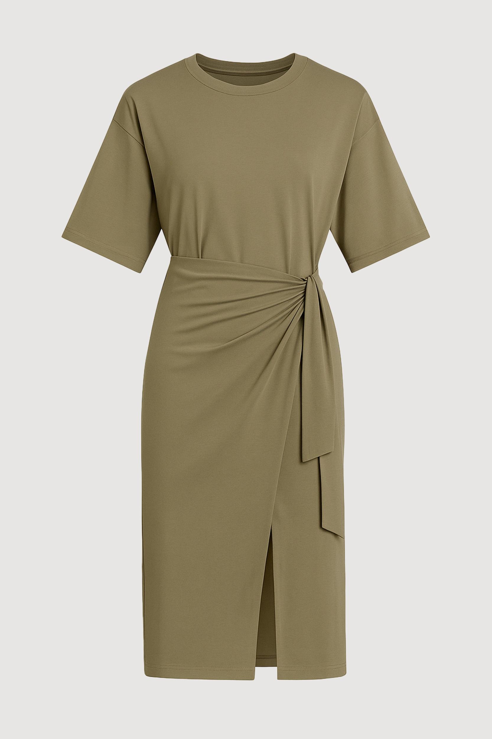 Noa Organic Cotton T-Shirt Wrap Dress Product Image