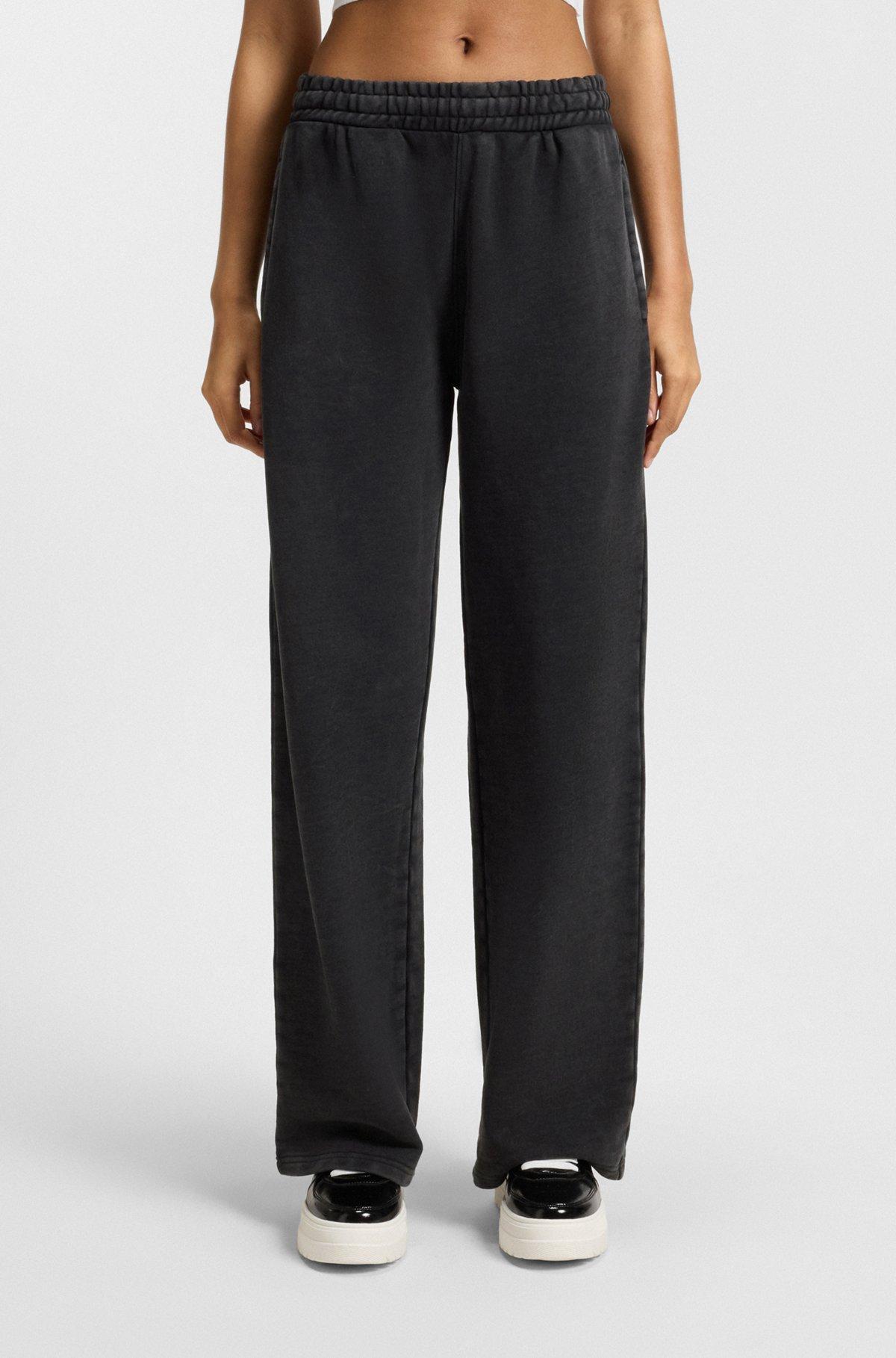Loose-fit tracksuit bottoms in cotton terry Product Image