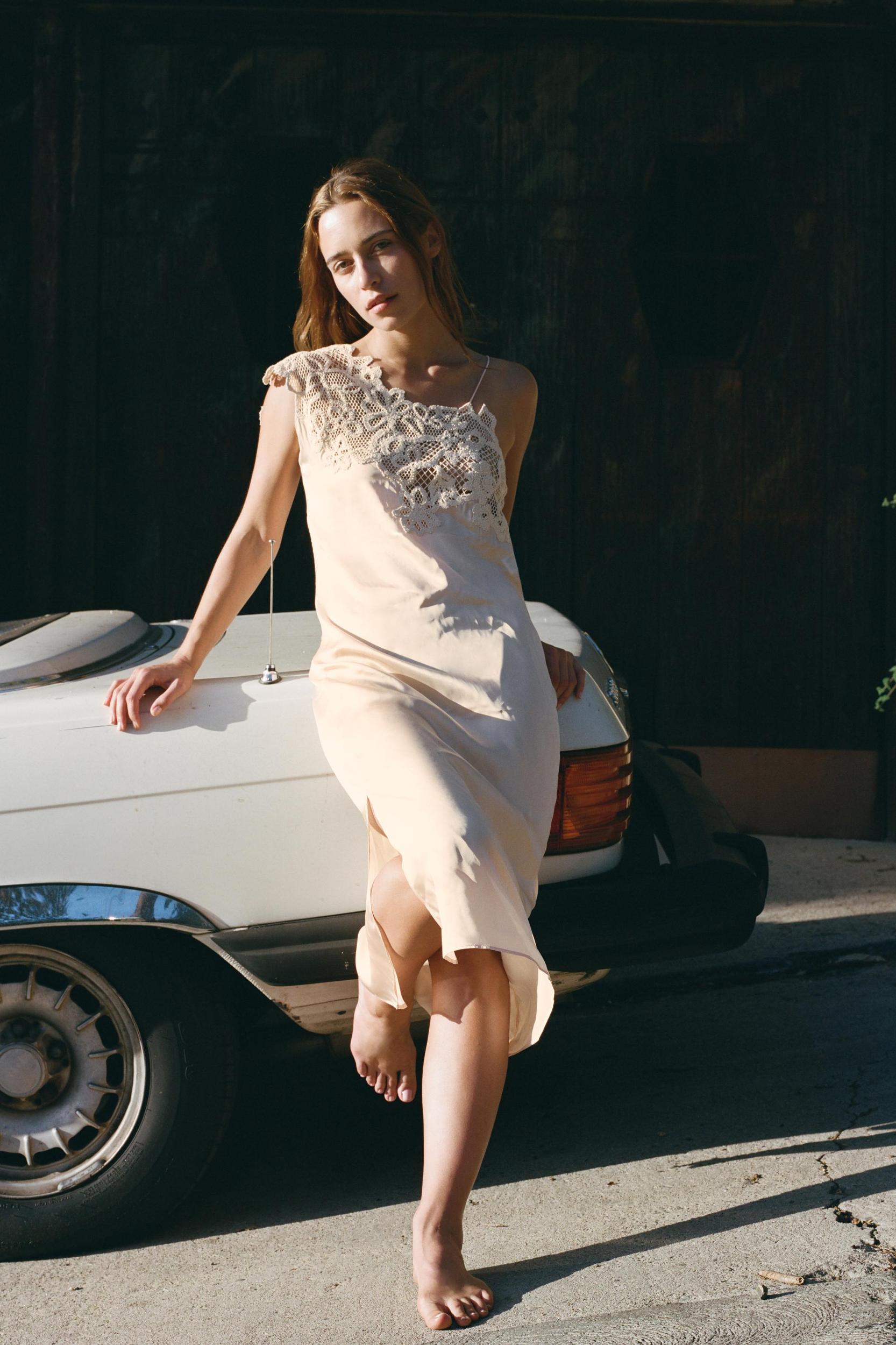 LIMITED EDITION ASYMMETRIC CROCHET DRESS Product Image