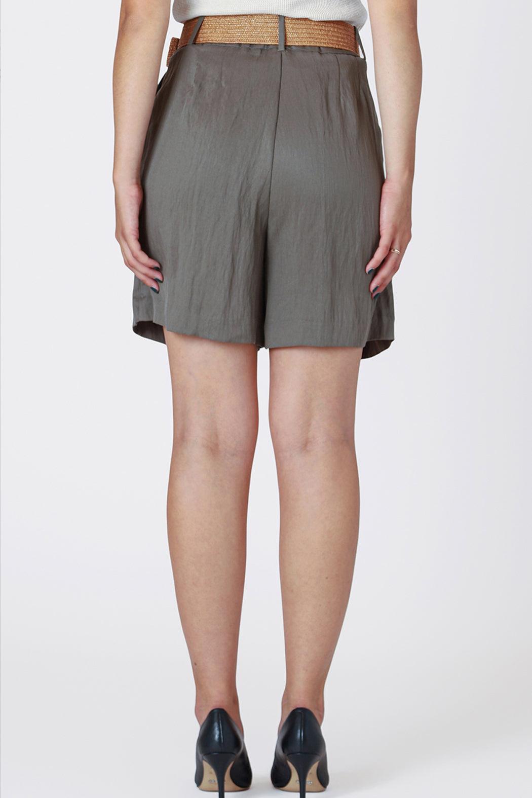 Drapey Belted Short Product Image