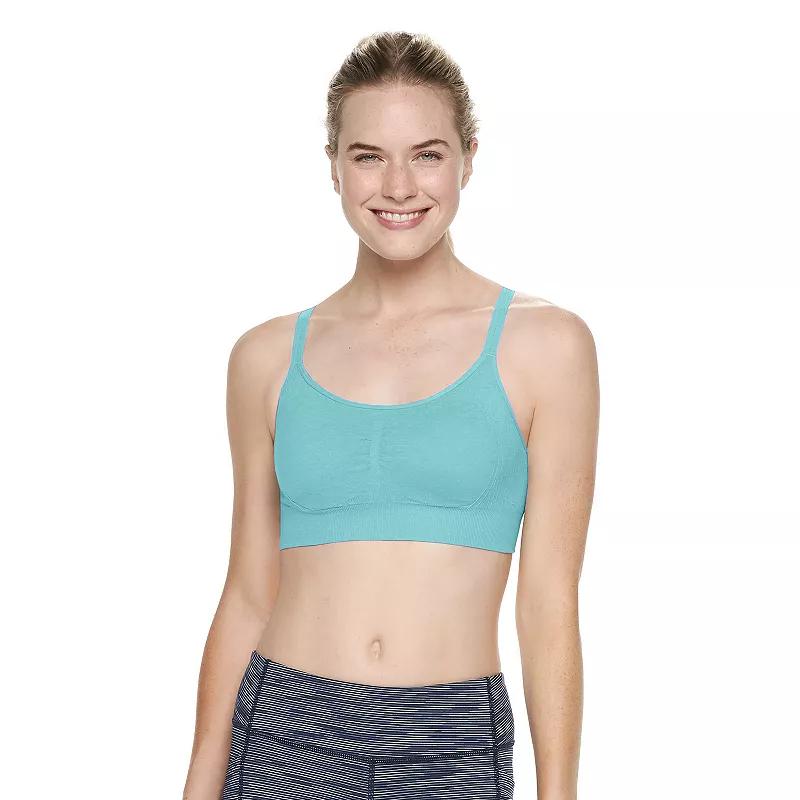 Tek Gear® Seamless Low-Impact Adjustable Sports Bra, Women's,  Product Image