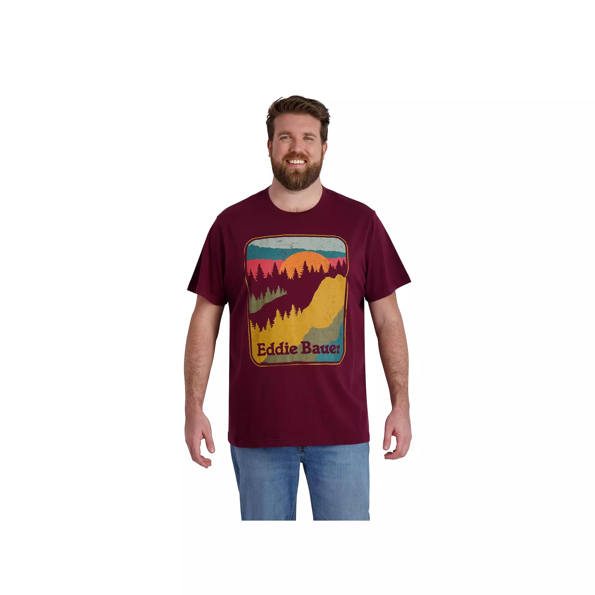 Big & Tall Eddie Bauer Graphic Tee, Men's,  Product Image