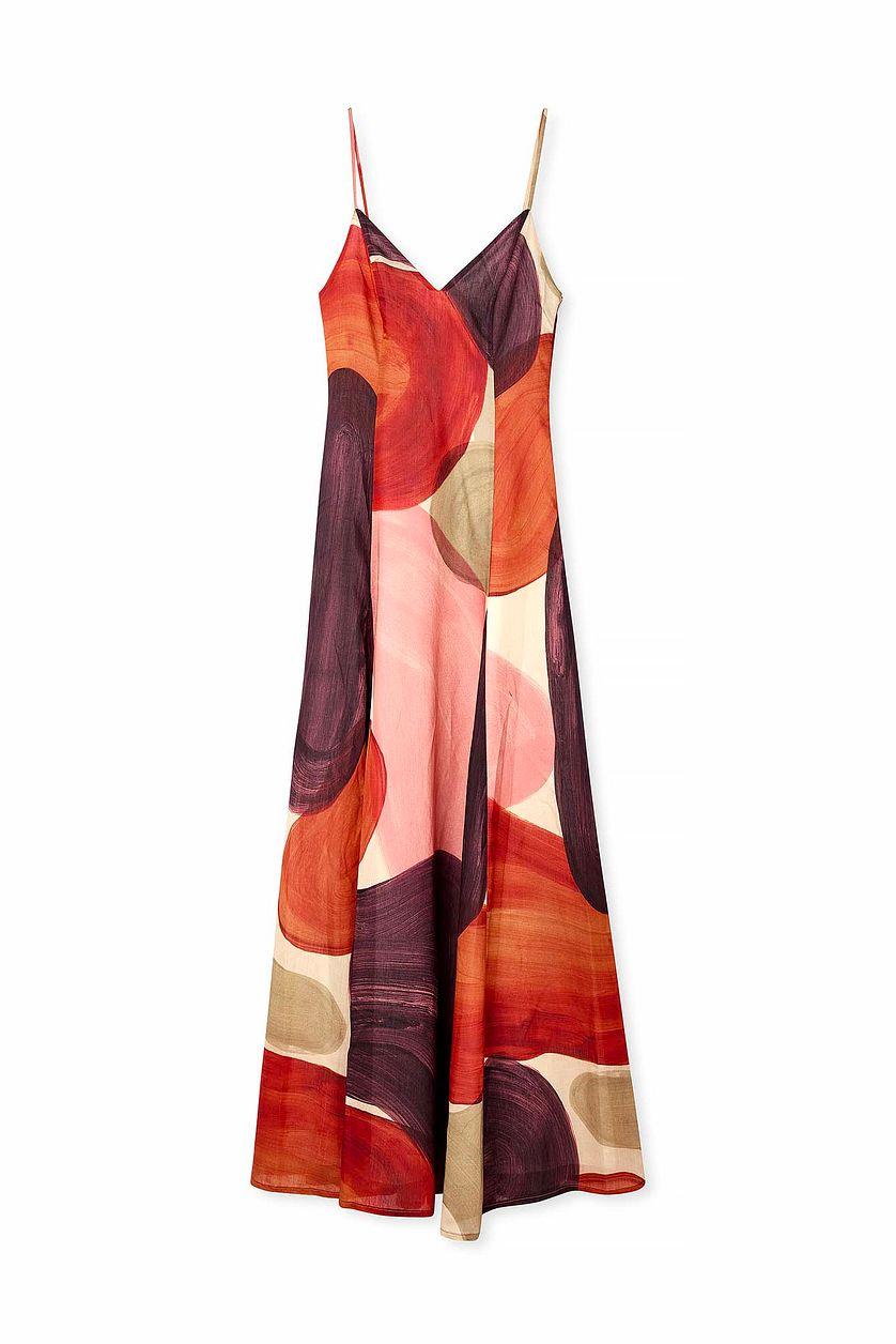 Printed Maxi Slip Dress Product Image