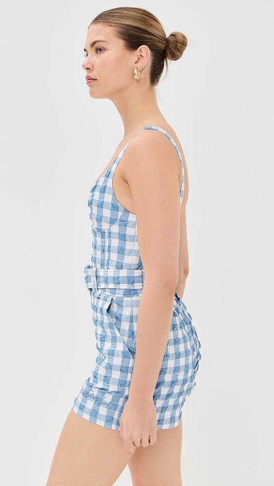 SIMKHAI Kai Bustier Romper | Shopbop Product Image