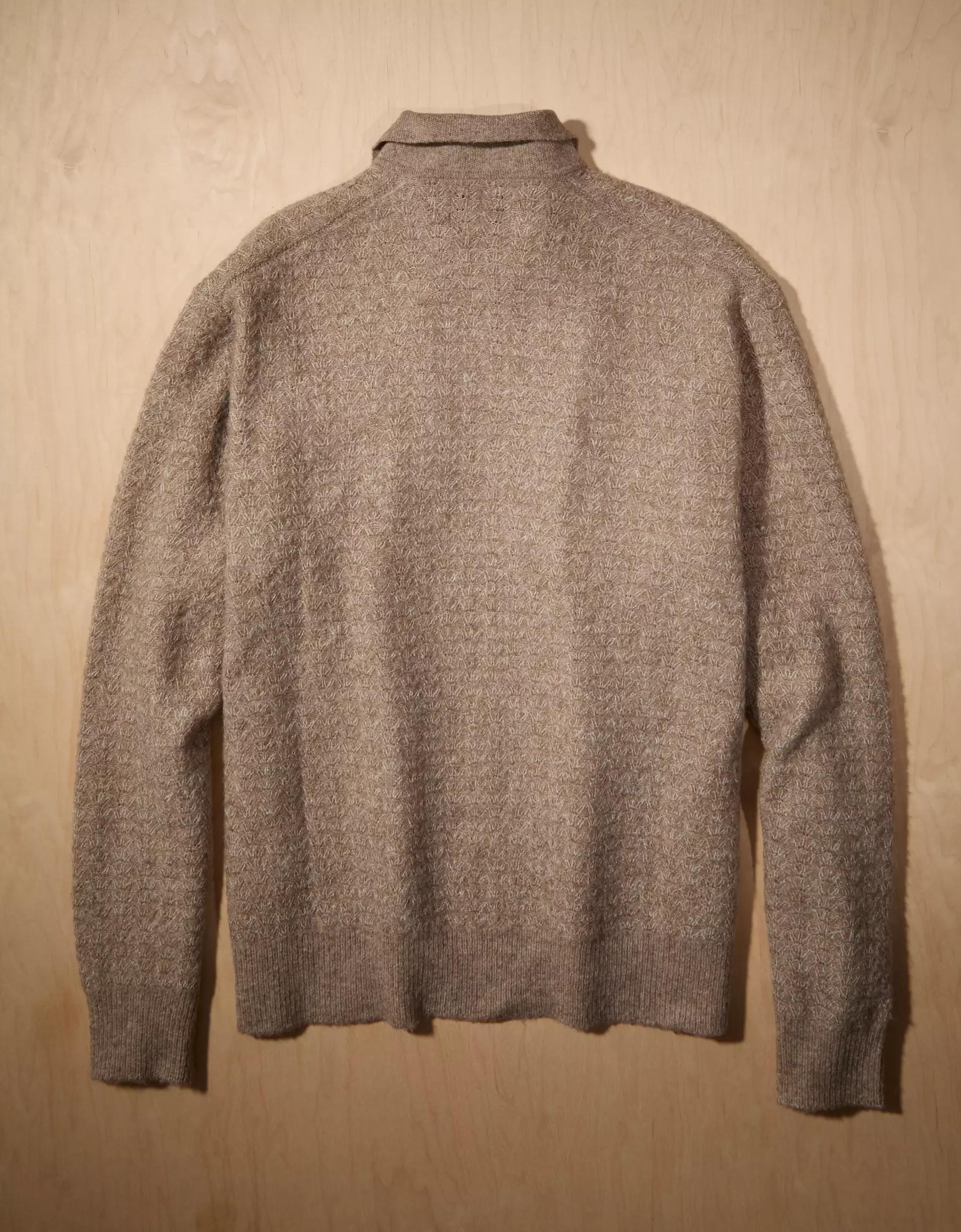 AE x Tru Kolors Long Sleeve Sweater Polo Product Image