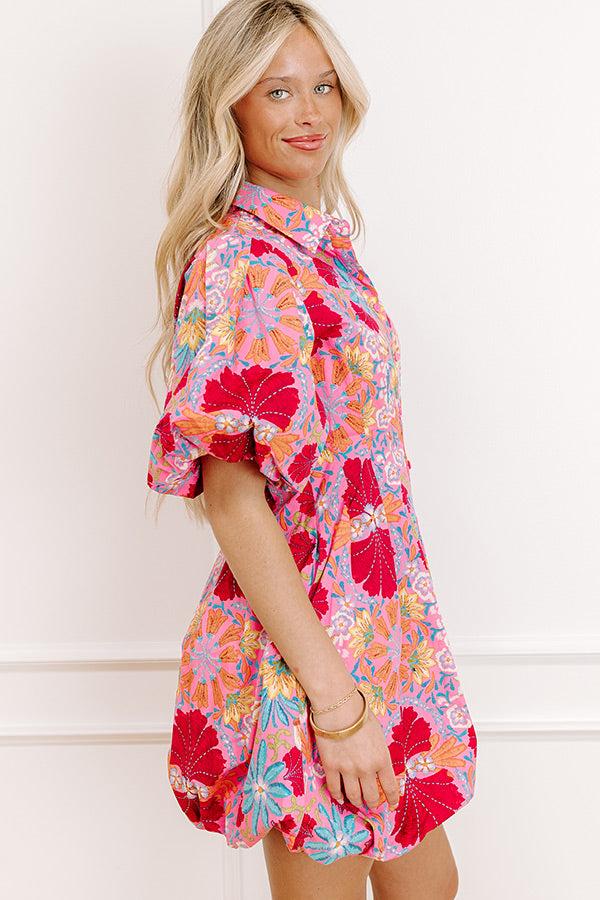 Vacay Cocktails Floral Mini Dress Product Image