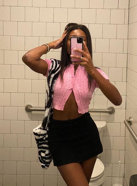 Selby Mini Skirt Black Product Image