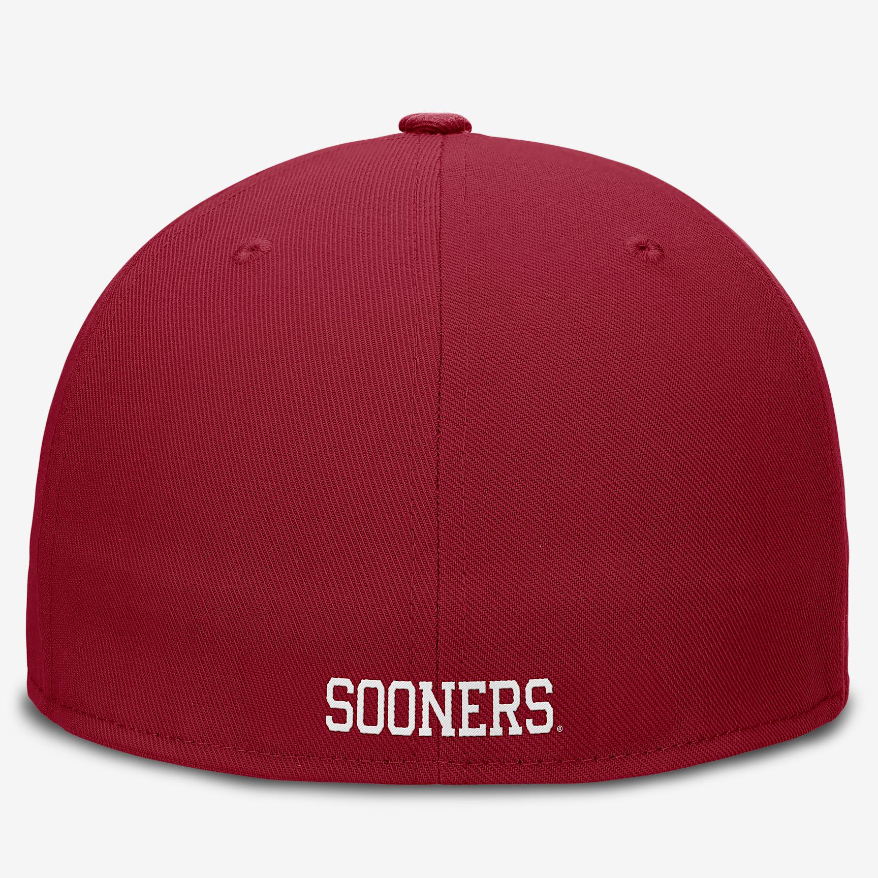 Oklahoma Sooners Legacy True Nike Mens Dri-FIT College Fitted Hat | NC1169WOKV-ARD Product Image