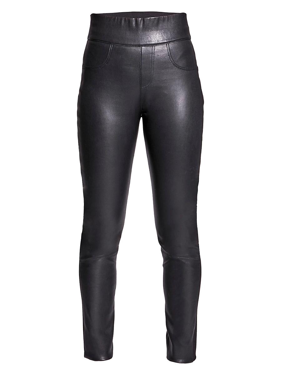 Gigi Leather Leggings Product Image