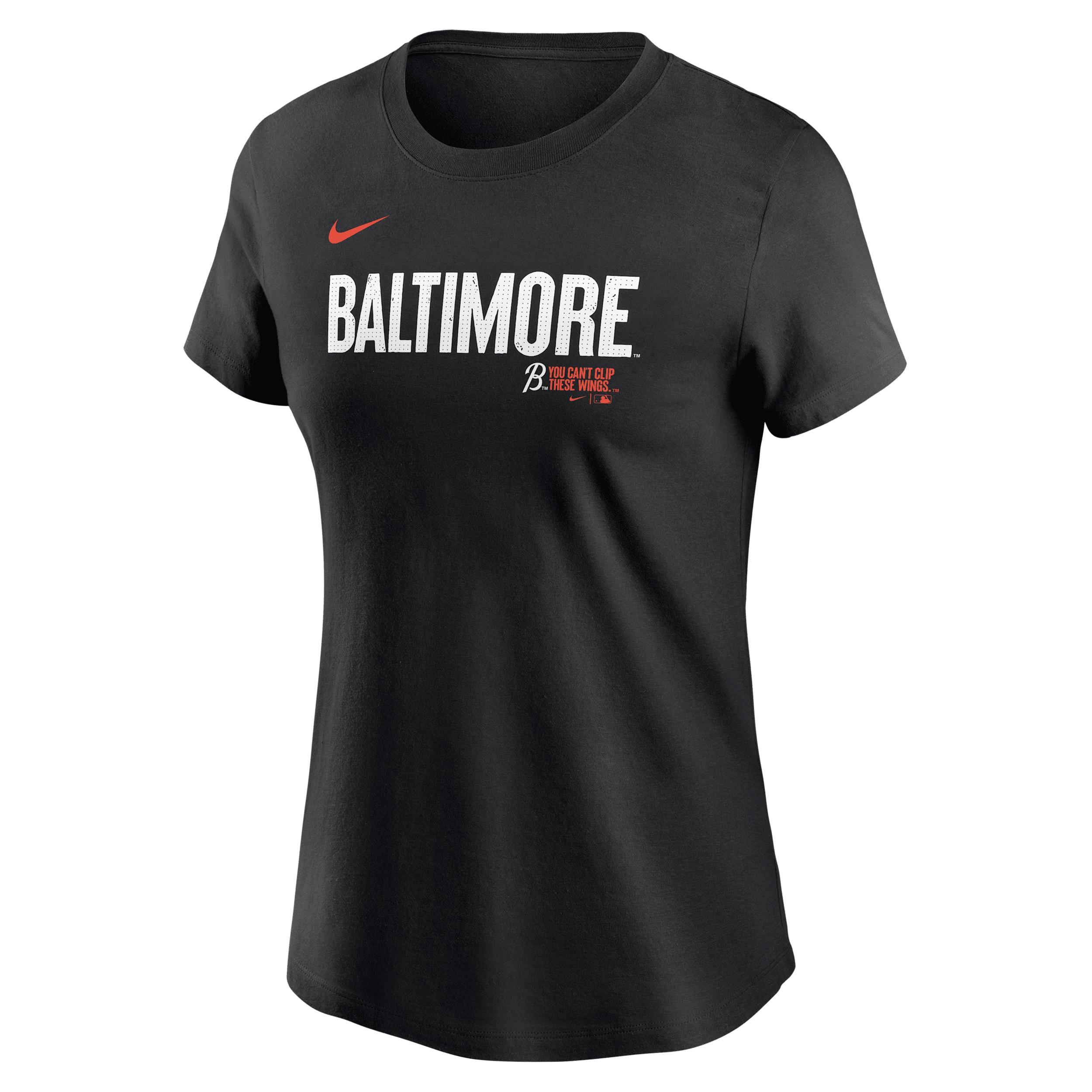 Gunnar Henderson Baltimore Orioles City Connect Fuse Nike Womens MLB T-Shirt | NKAF00AOL9-UR5 Product Image