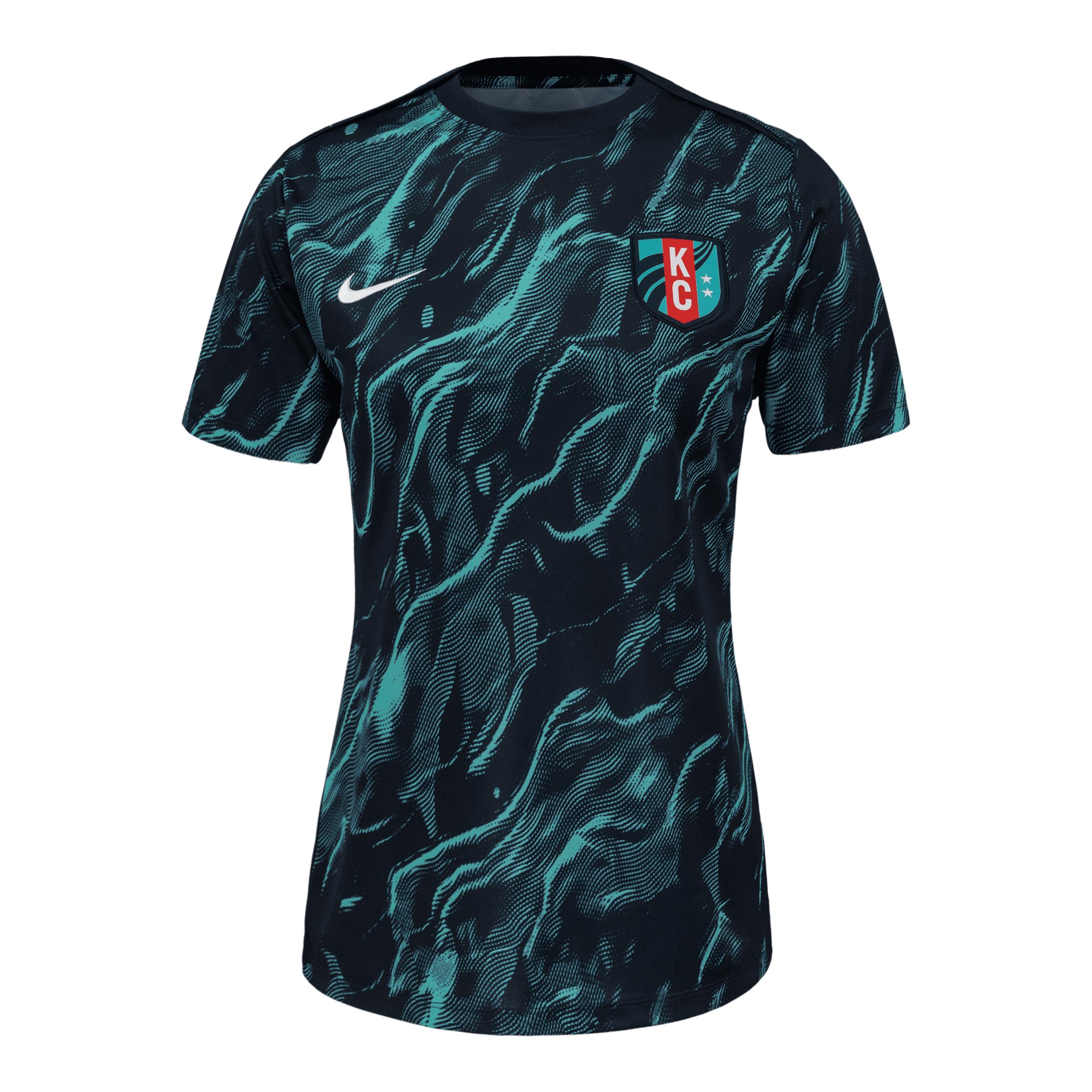 KC Current 2025 Nike Women's NWSL Short-Sleeve Pre-Match Top Product Image